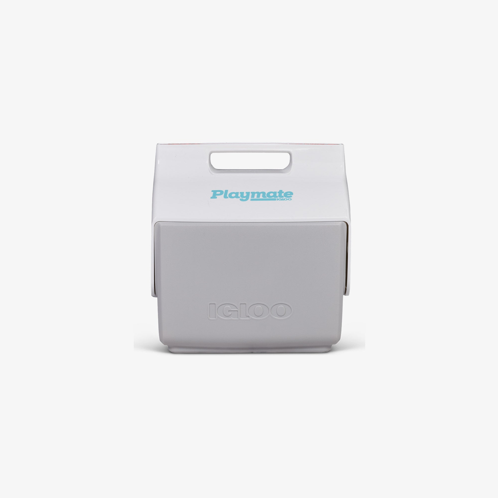 Retro Little Playmate 7 Qt Cooler G6 - Gray/Aqua - Product View