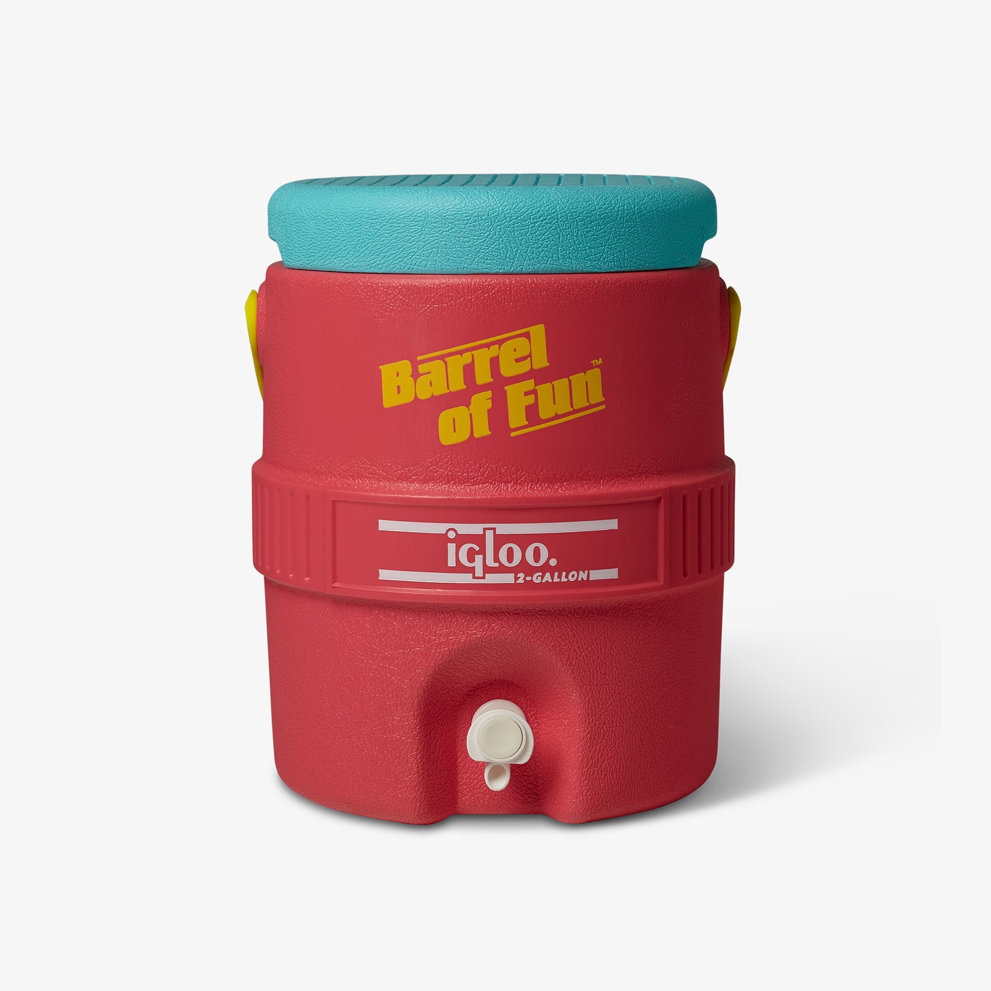 Retro Barrel of Fun 2 Gallon Jug O5 - Watermelon - Front View
