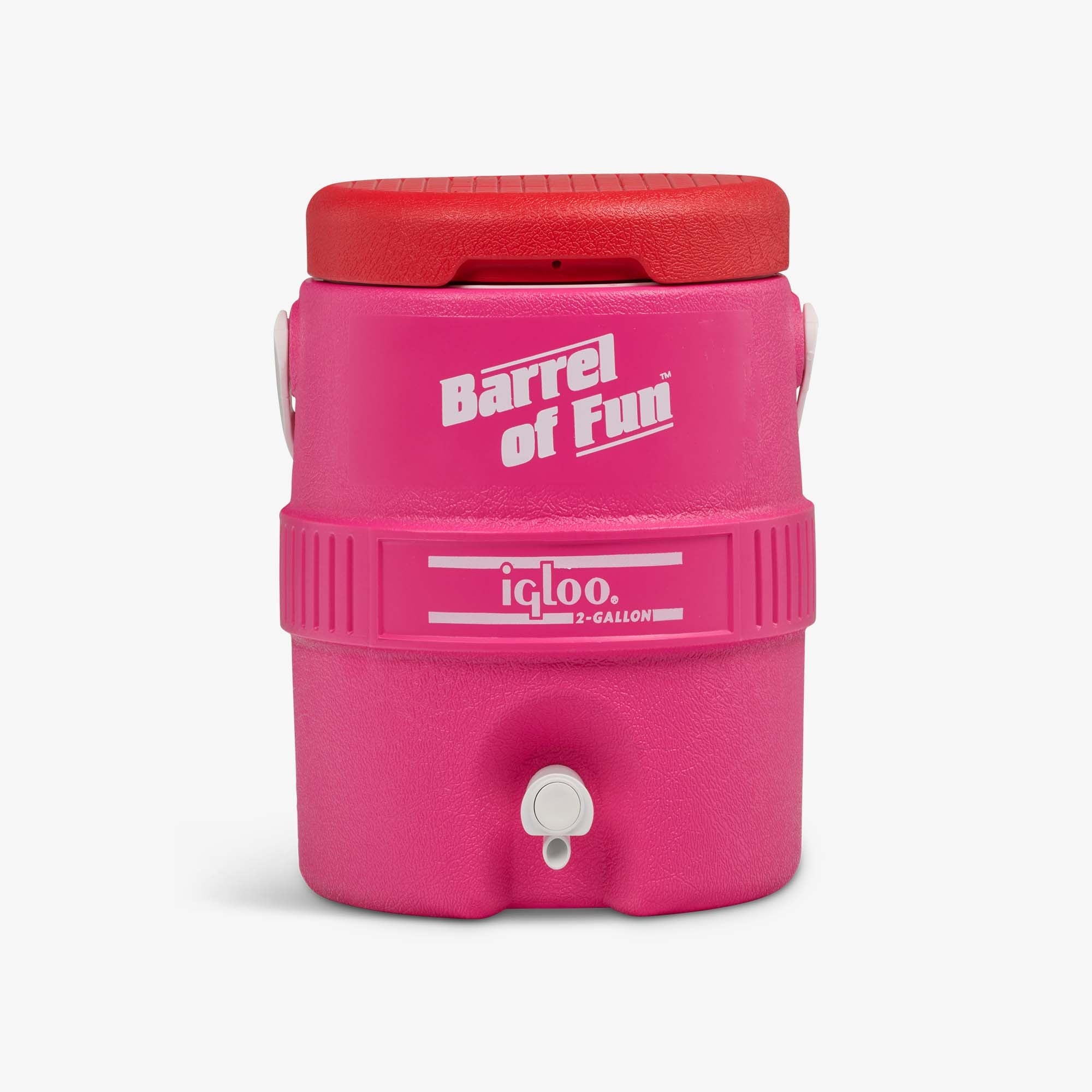 Retro Barrel of Fun 2 Gallon Jug O5 - Tutti Frutti - Front View