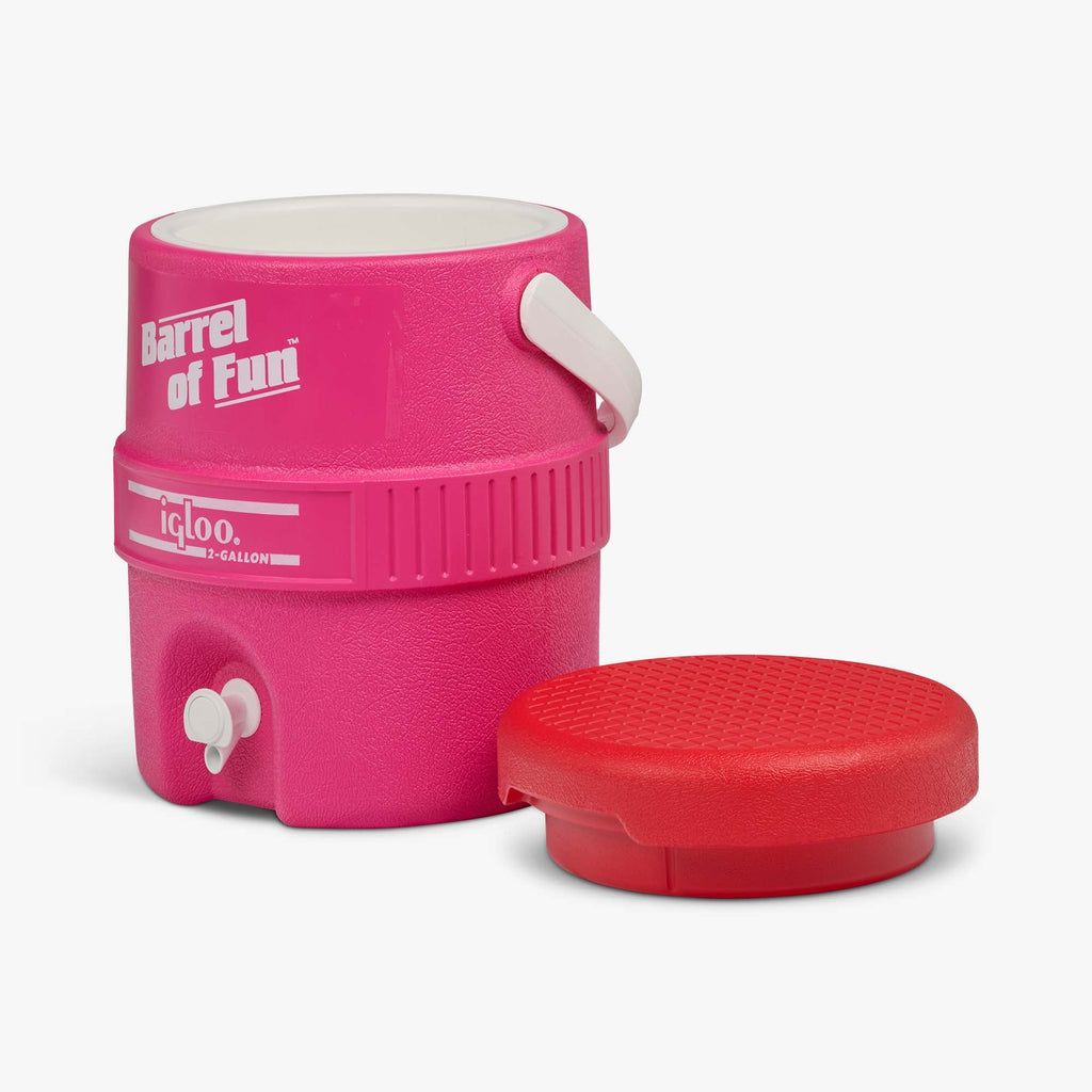 Retro Barrel of Fun 2 Gallon Jug O5 - Tutti Frutti - Open View