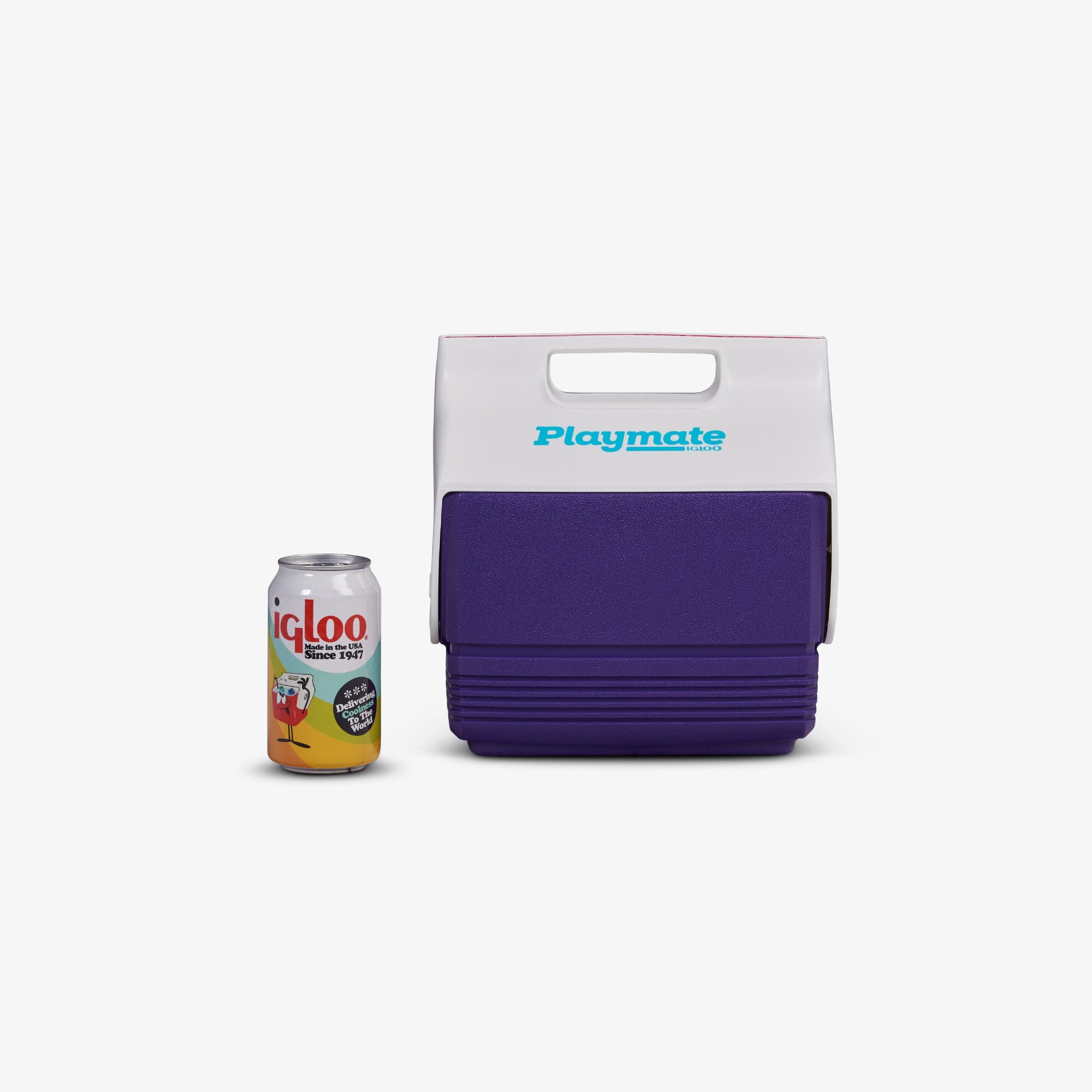 Retro Playmate Mini 4 Qt Cooler R5 - Purple - Product View