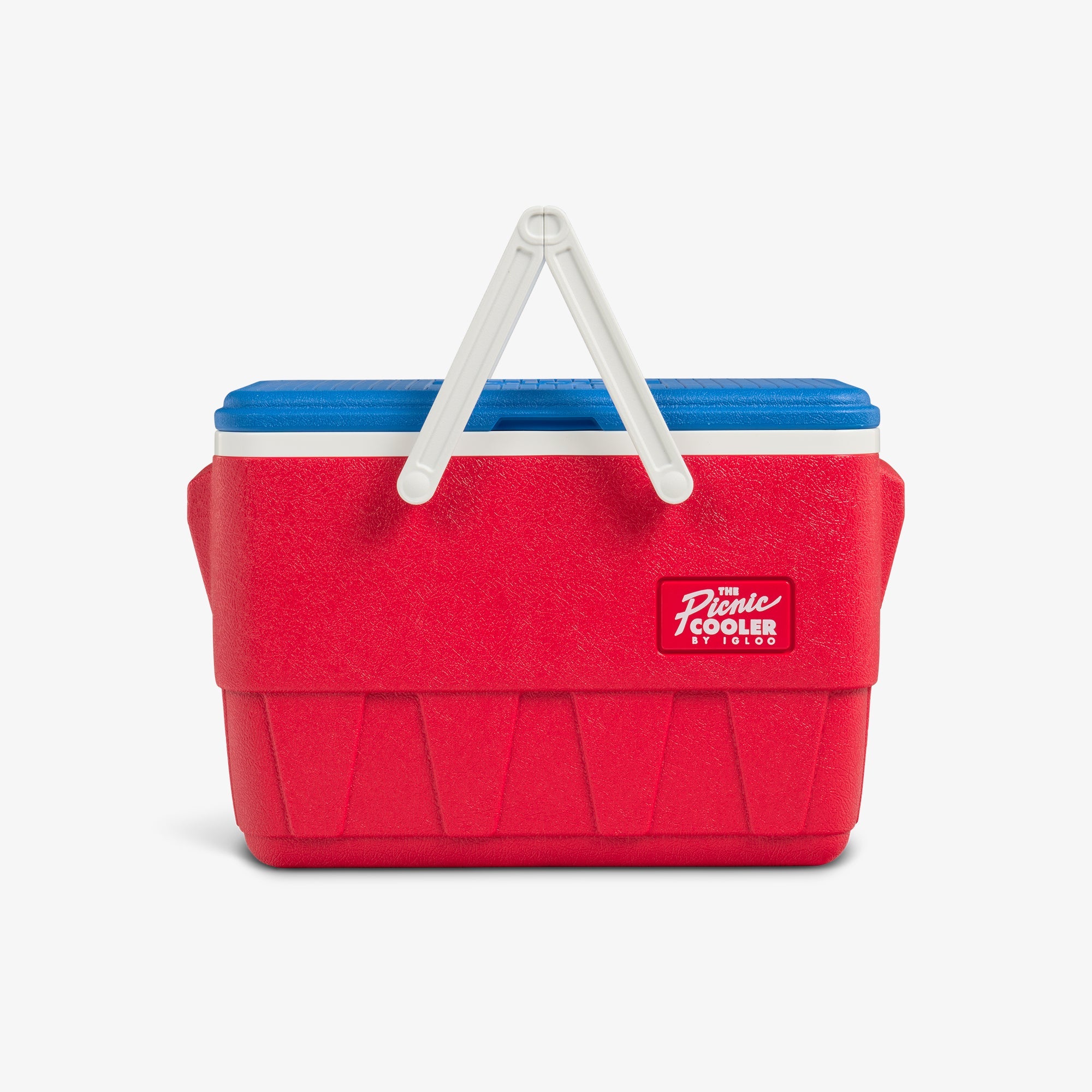 Retro Picnic Basket 25 Qt Cooler B2 - Americana - Strap View