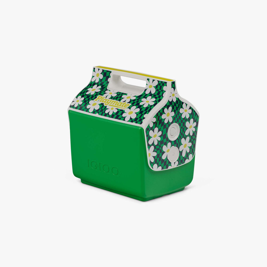 Retro Little Playmate 7 Qt Cooler G6 - Psychedelic Daisy - Product View