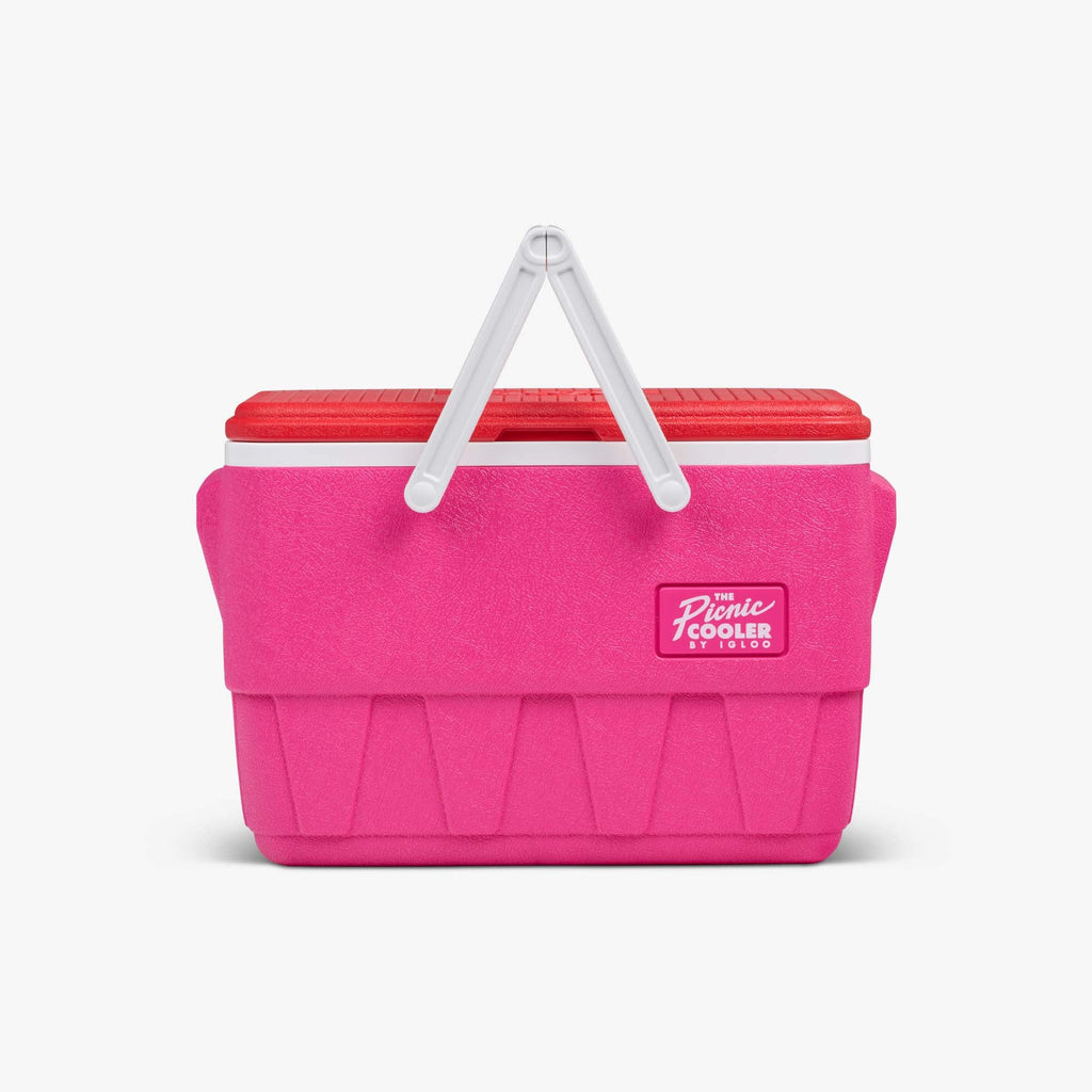 Retro Picnic Basket 25 Qt Cooler B2 - Tutti Frutti - Front View