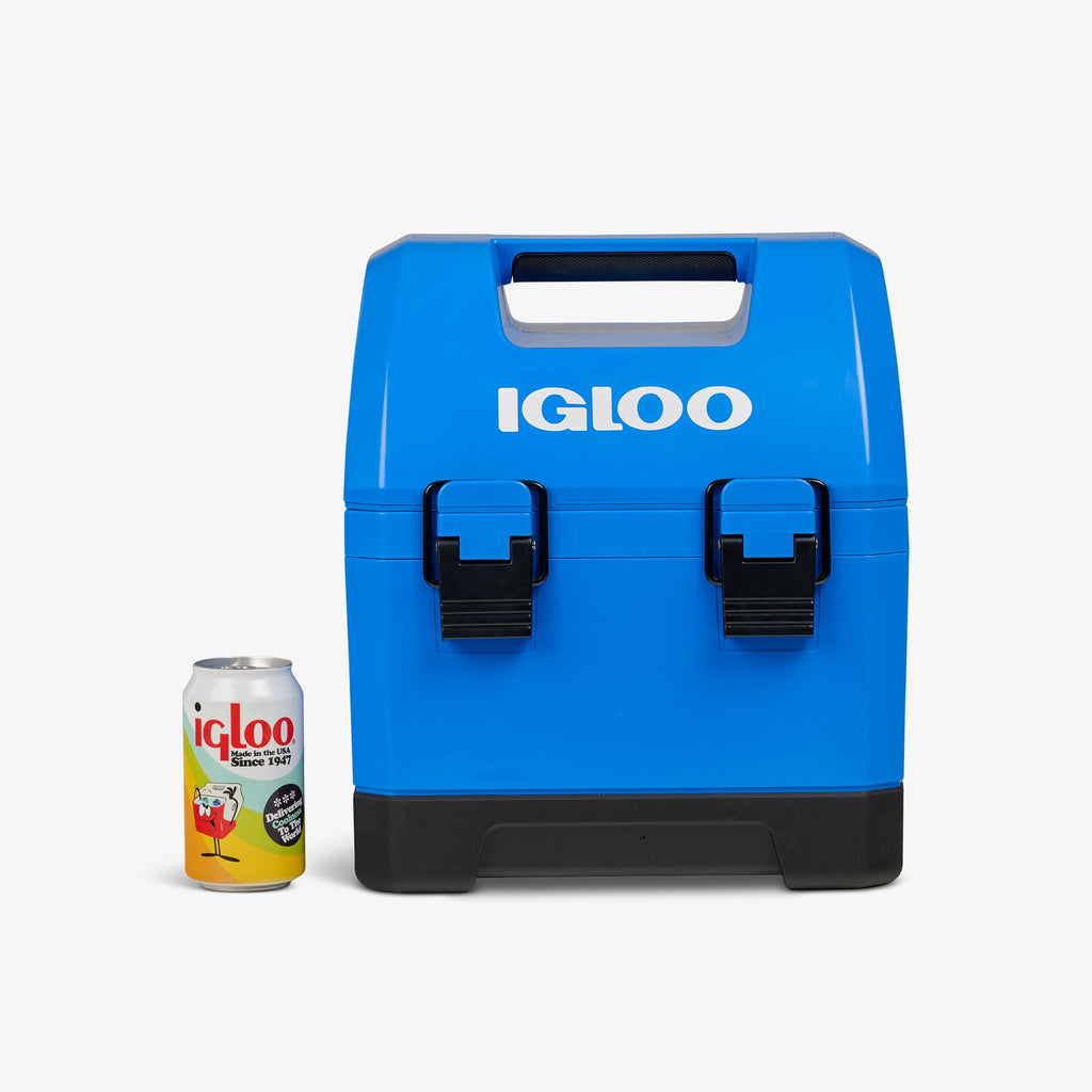 Gripper CoolBox 10 Qt Cooler D6 - Sneaky Blue - Size View