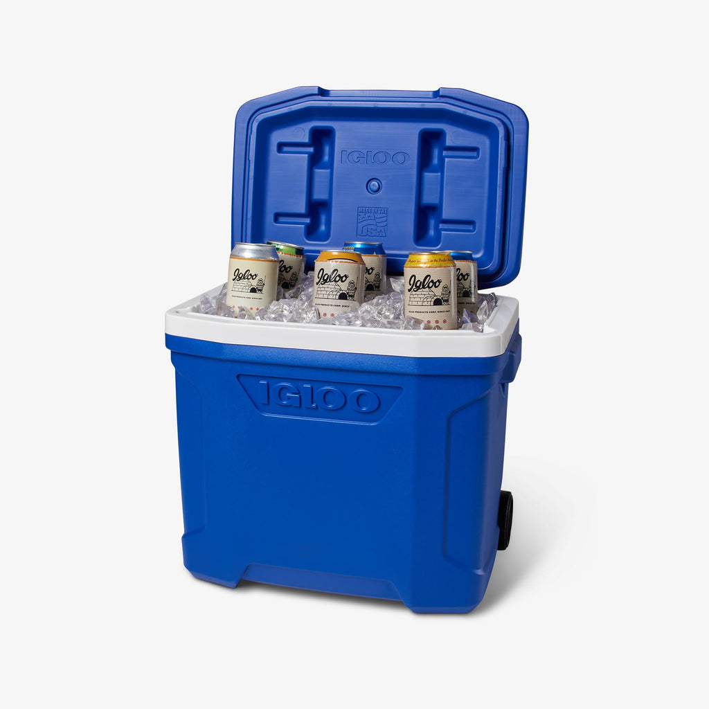 Profile II 28 Qt Roller Cooler J2 - Majestic Blue - Product View