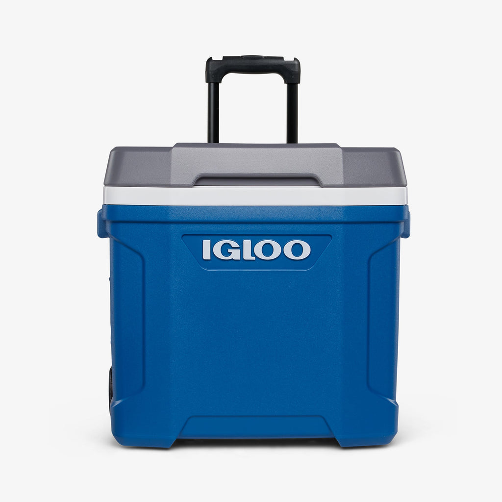 Latitude 30 Qt Roller Cooler O8 - Blue - Strap View