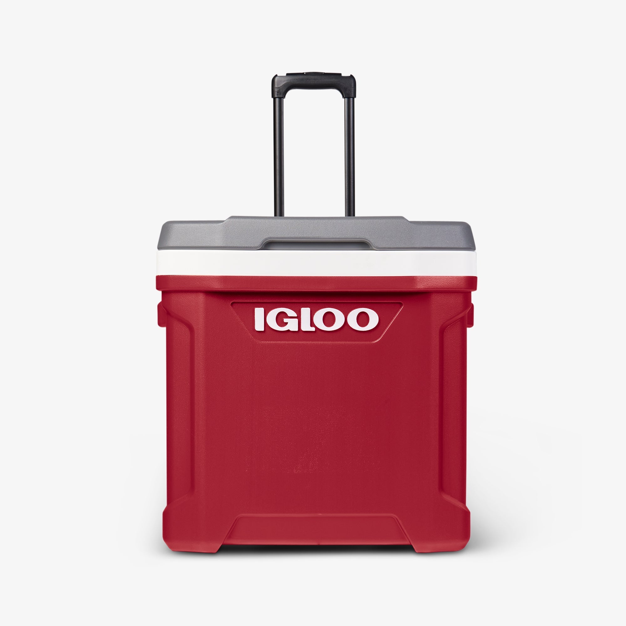 Latitude 60 Qt Roller Cooler P7 - Red - Strap View