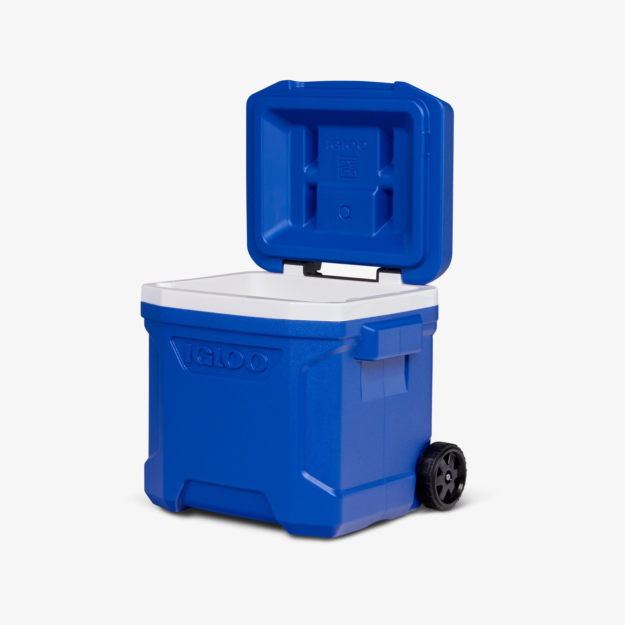 Profile II 16 Qt Roller Cooler E6 - Majestic Blue - Open View