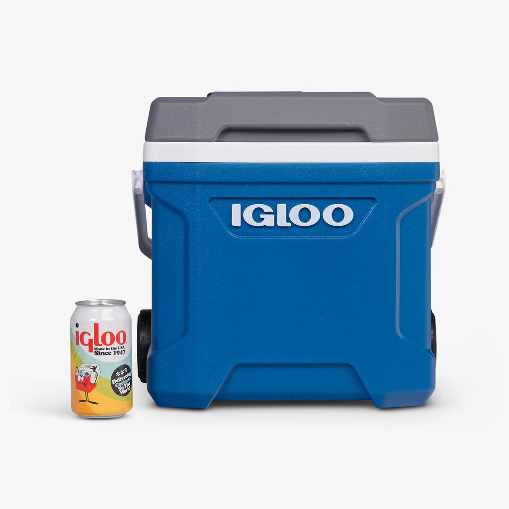 Latitude 16 Qt Roller Cooler C7 - Blue - Size View