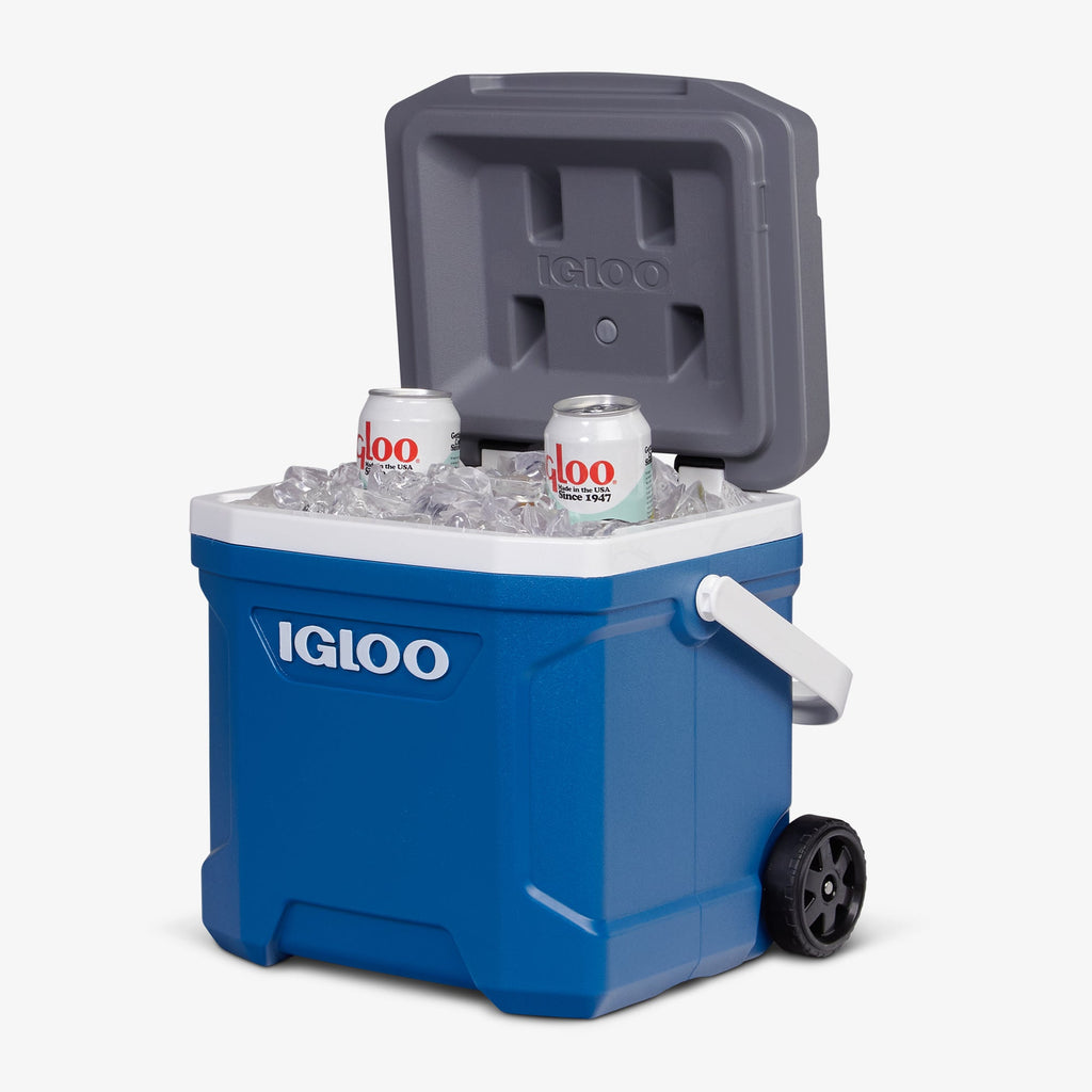 Latitude 16 Qt Roller Cooler C7 - Blue - Product View