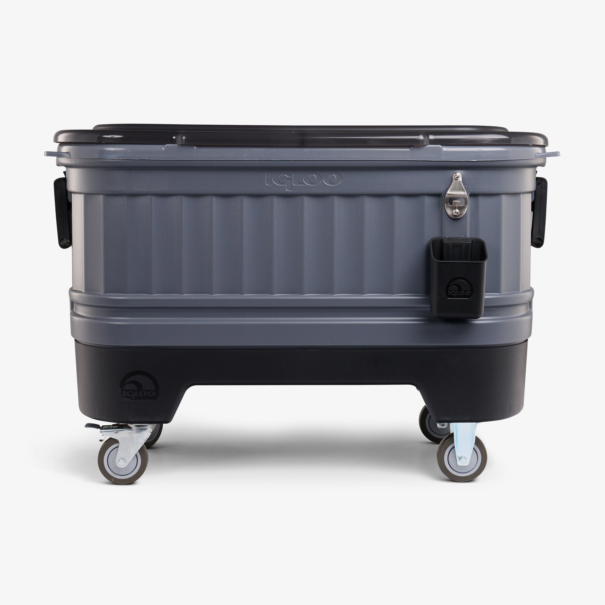 Party Bar 125 Qt Cooler F5 - Carbonite - Front View