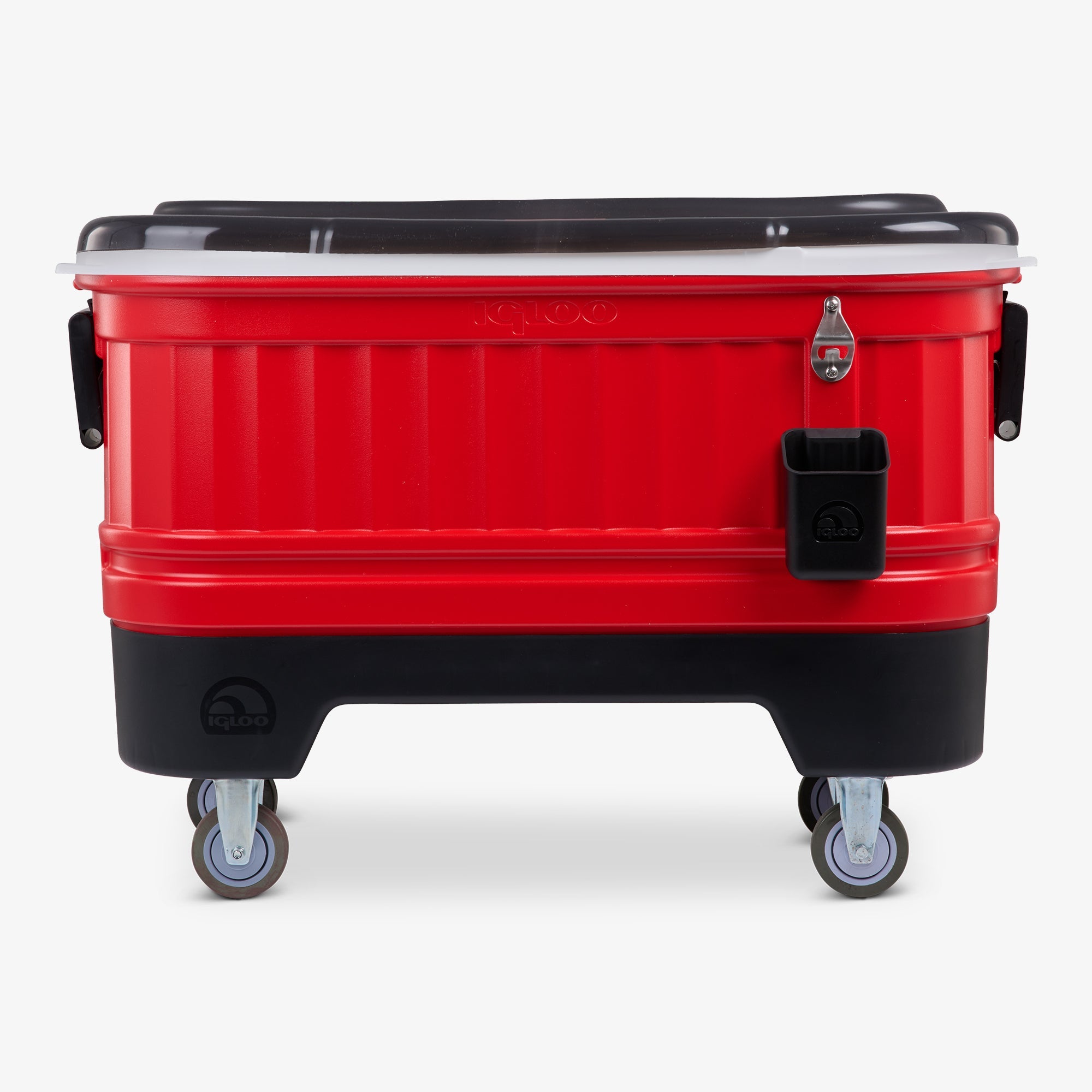 Party Bar 125 Qt Cooler F5 - Red Star - Front View