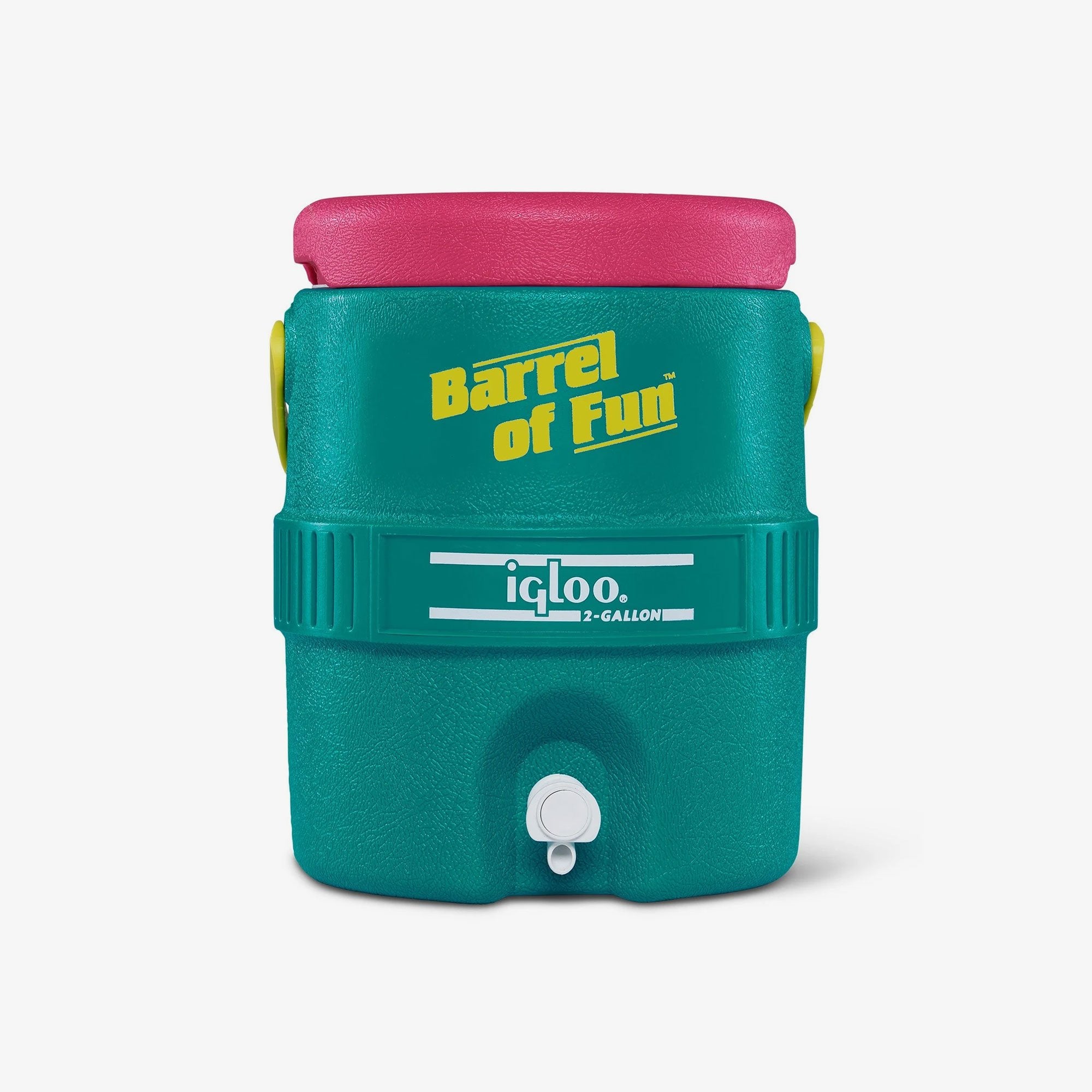 Retro Barrel of Fun 2 Gallon Jug O5 - Jade - Product View