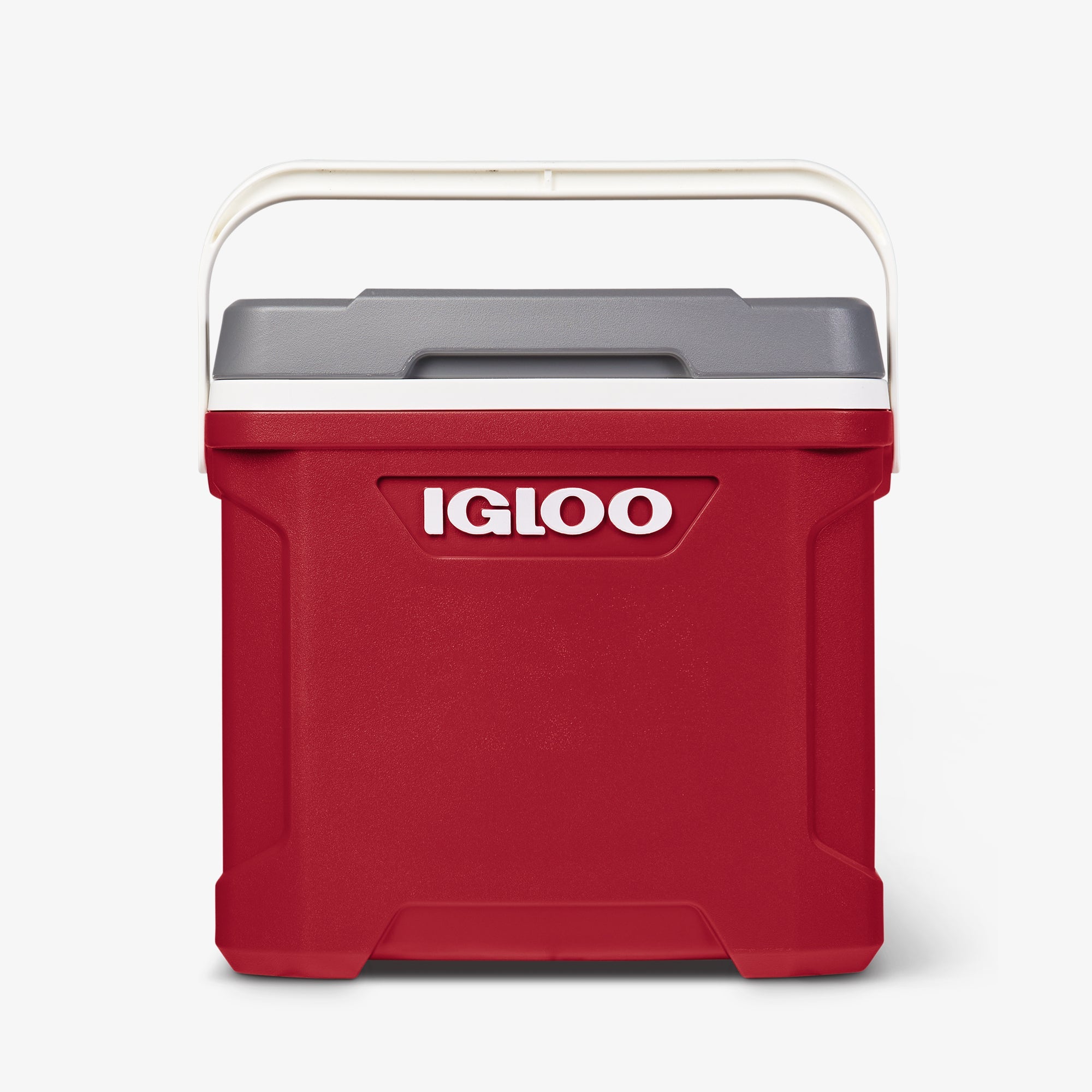 Latitude 30 Qt Cooler T6 - Red - Strap View