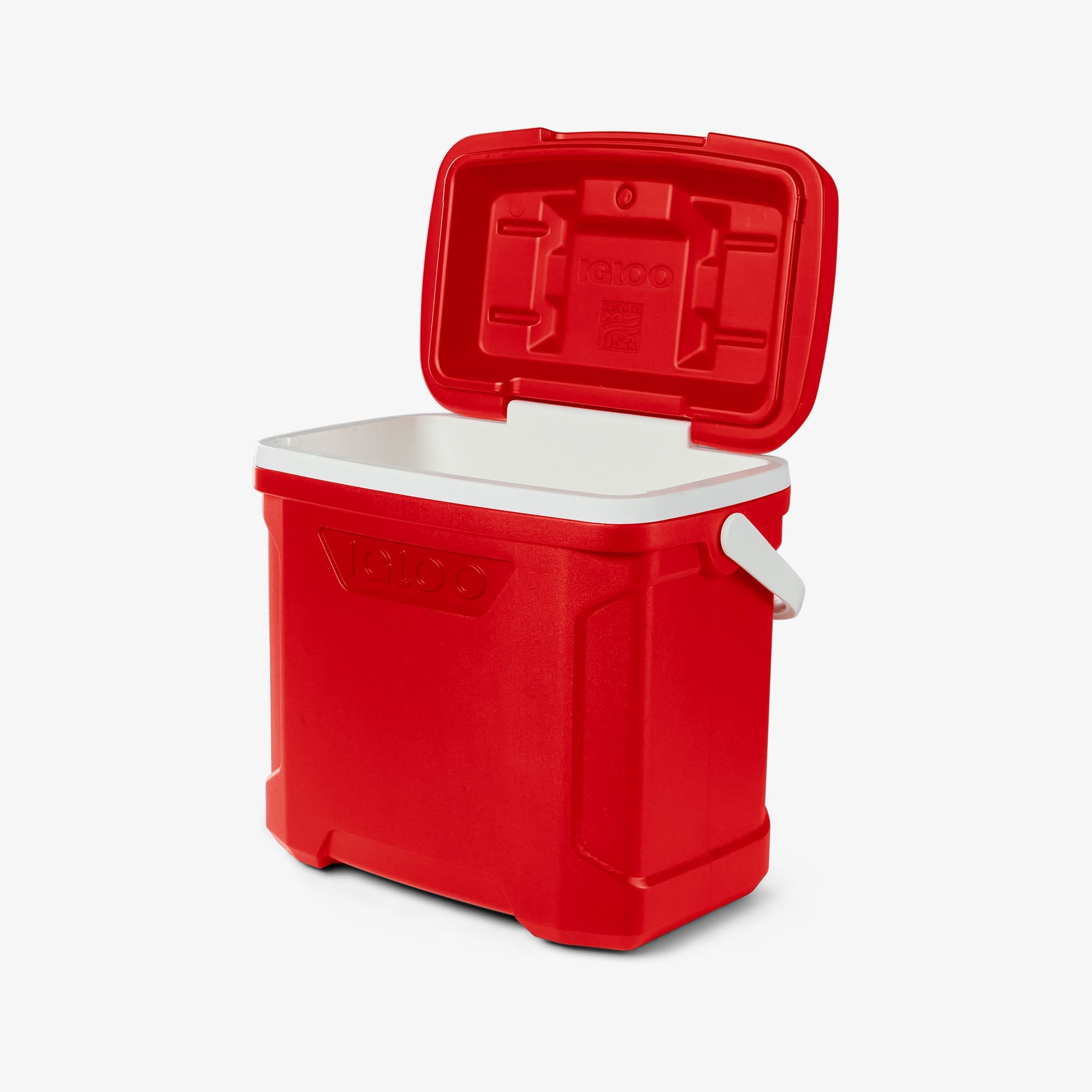 Profile II 30 Qt Cooler B6 - Red Star - Open View