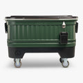 Party Bar 125 Qt Cooler F5 - Oil Green - Front View