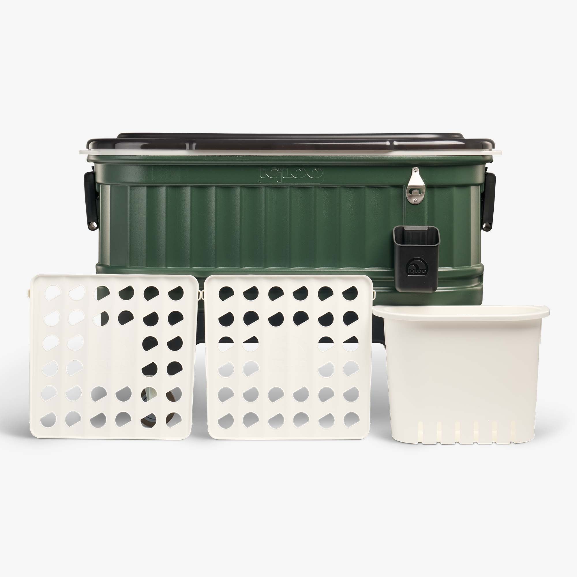 Party Bar 125 Qt Cooler F5 - Oil Green - Product View