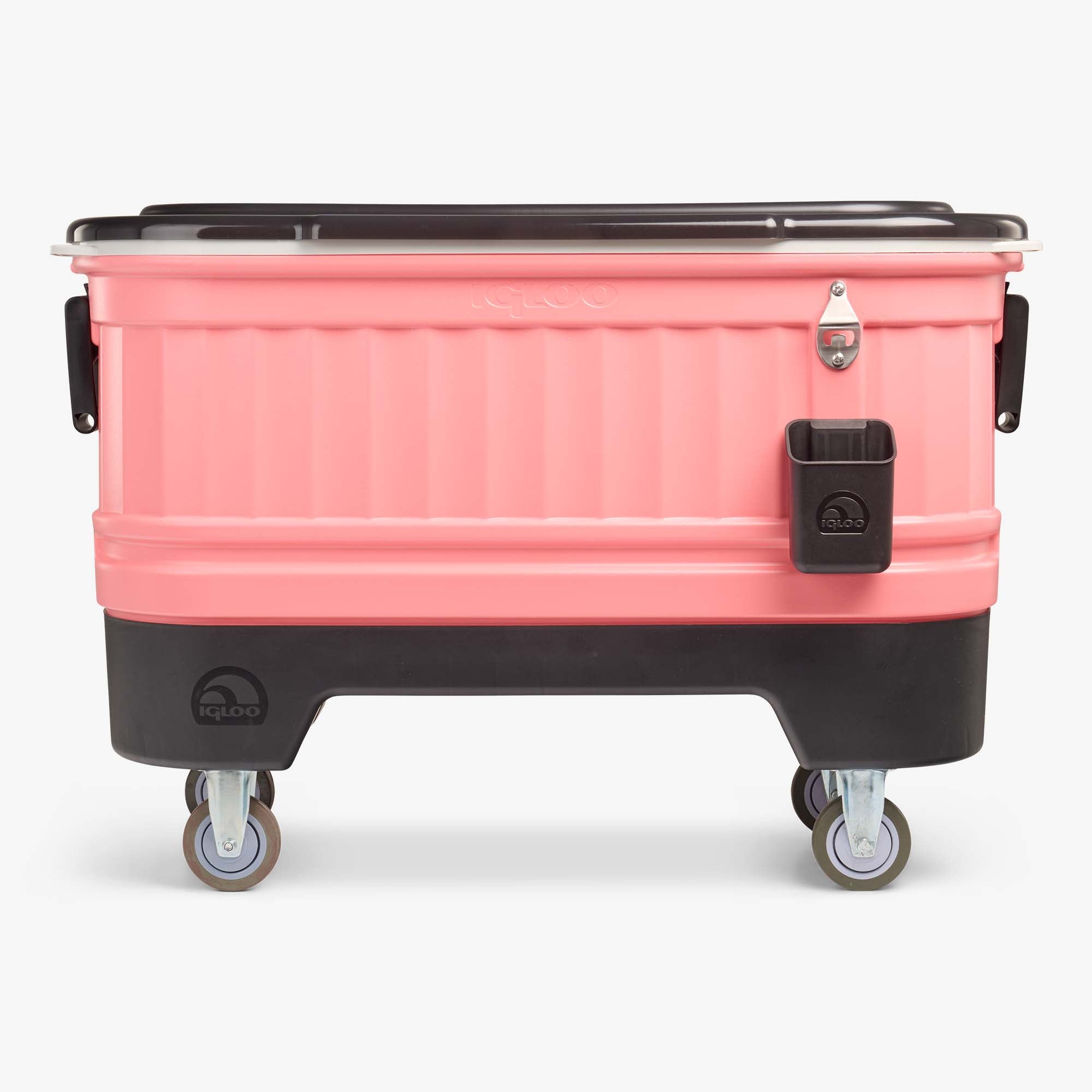Party Bar 125 Qt Cooler F5 - Flamingo - Front View