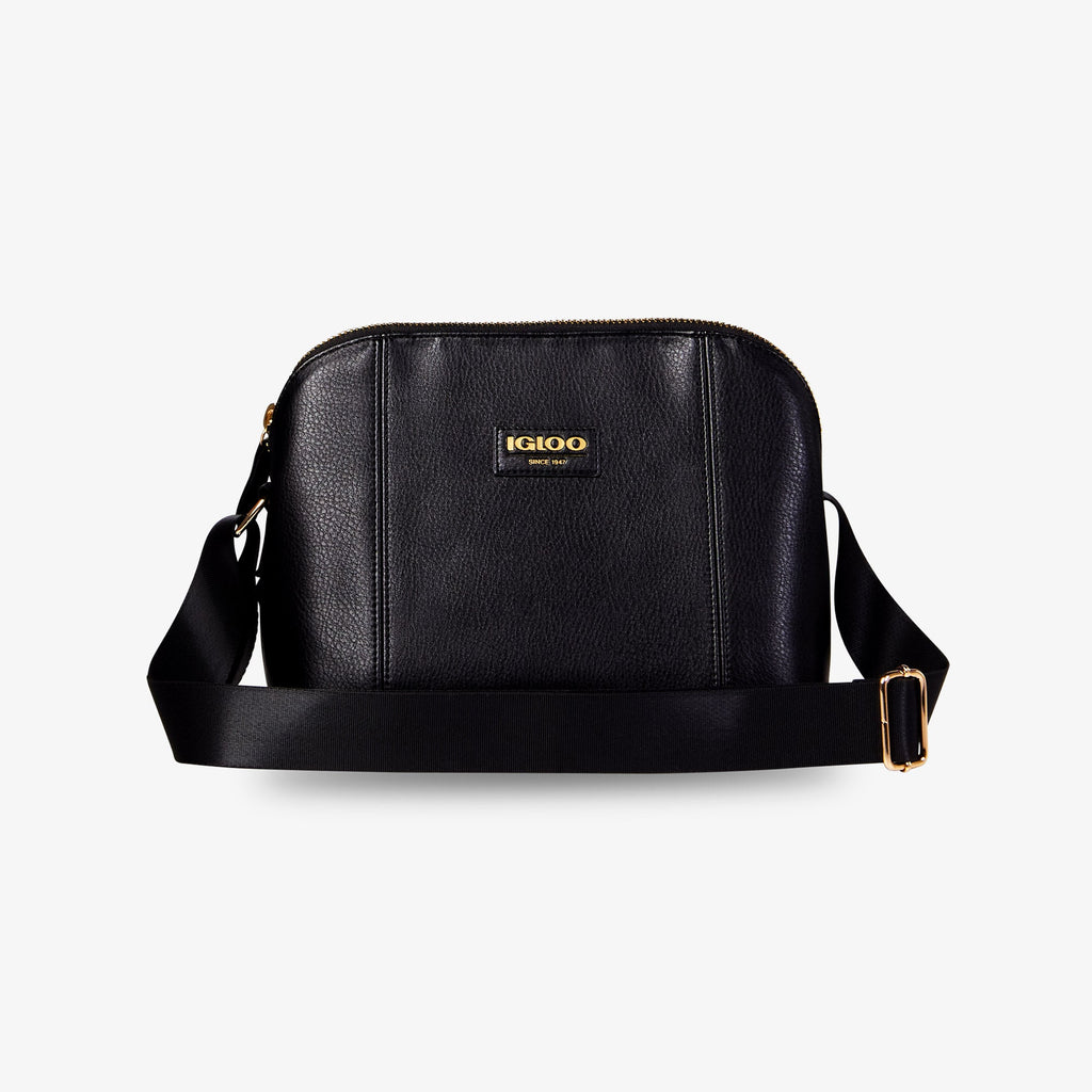 Igloo Luxe® Crossbody Cooler Bag C5 - Black - Front View