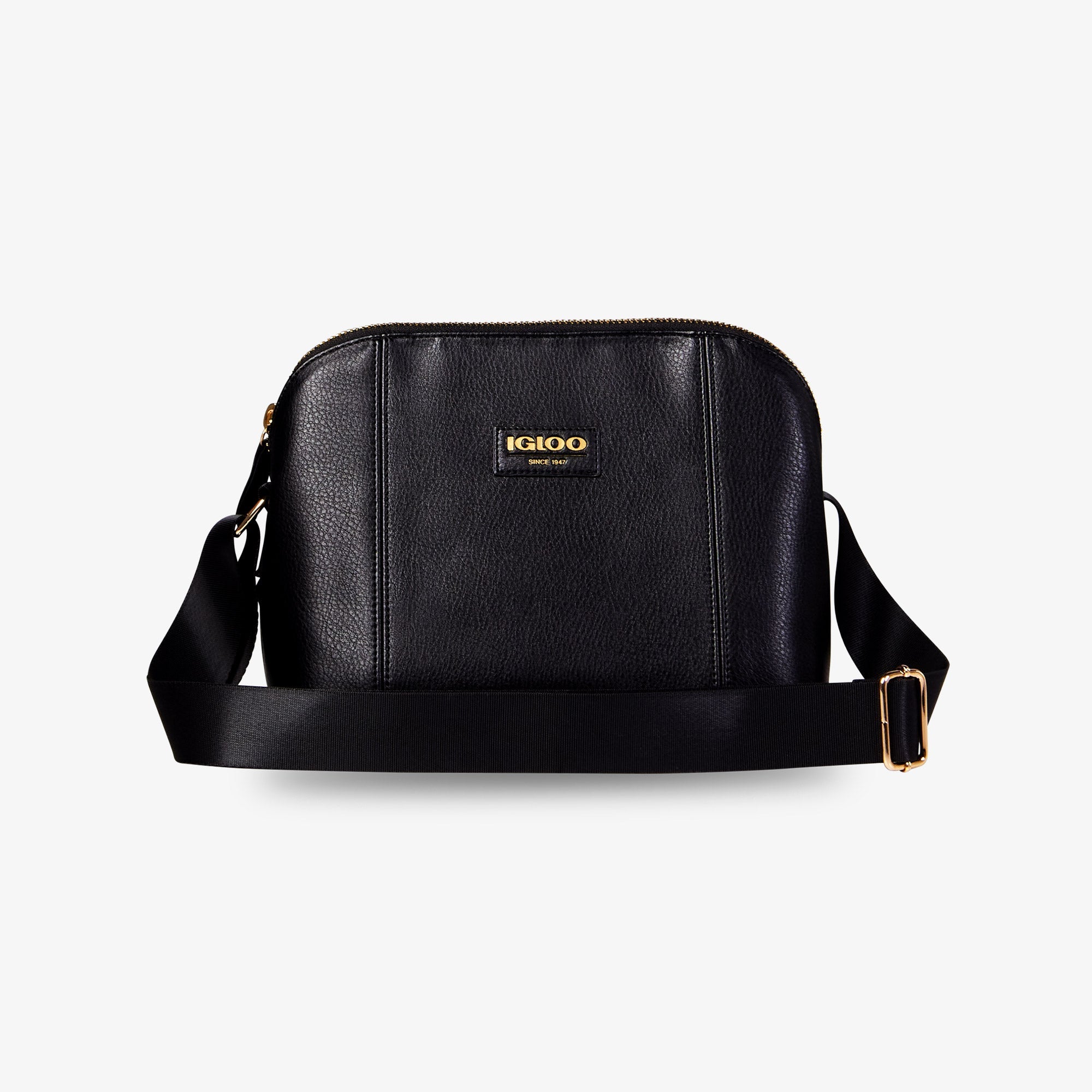 Igloo Luxe® Crossbody Cooler Bag C5 - Black - Front View