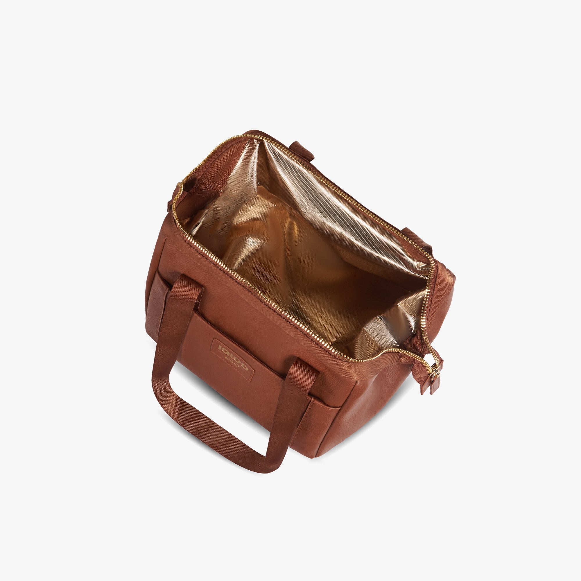 Igloo Luxe® Lunch Tote Cooler Bag E9 - Cognac - Product View