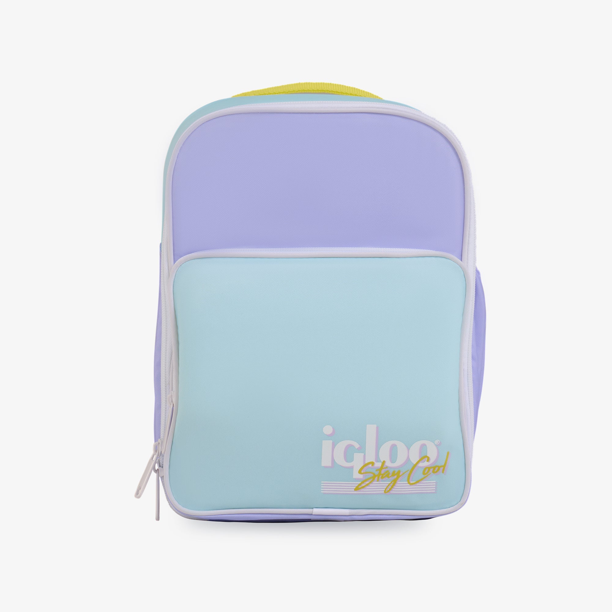 Retro Mini Convertible Backpack E7 - Lilac - Front View
