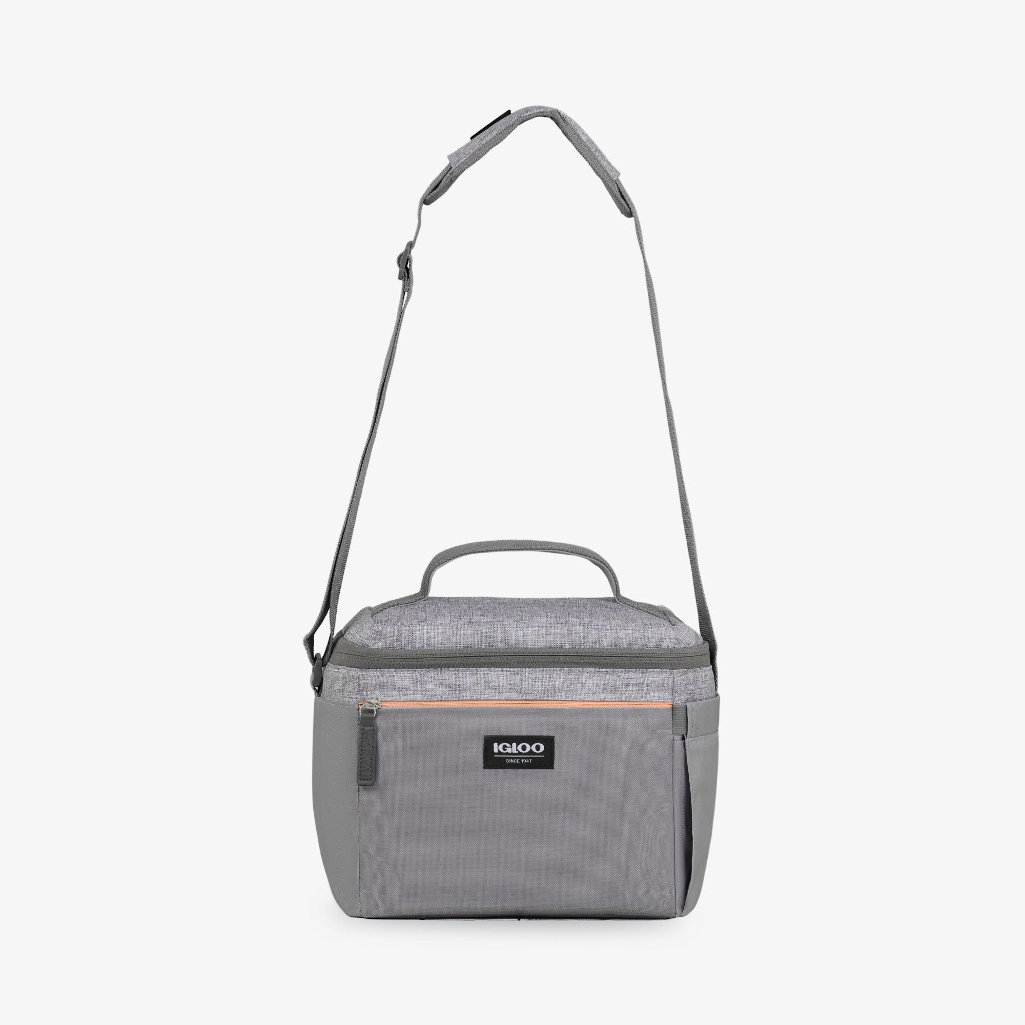 Everyday Lunch Rounded Cube Cooler Bag B3 - Gray - Strap View