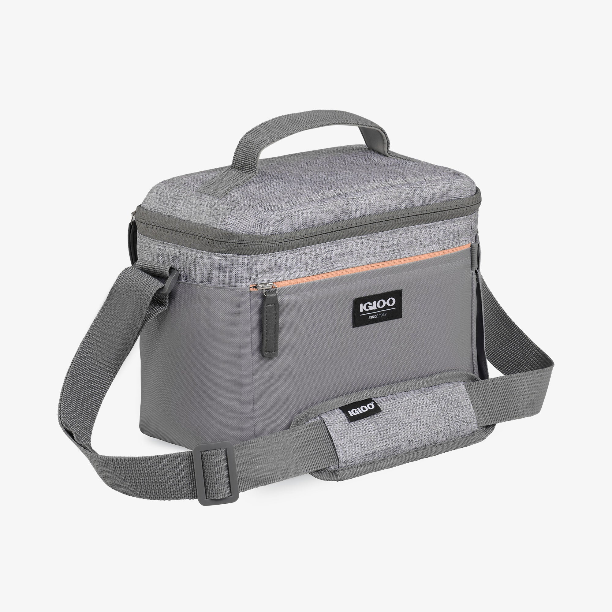 Everyday Lunch Rounded Cube Cooler Bag B3 - Gray - Product View