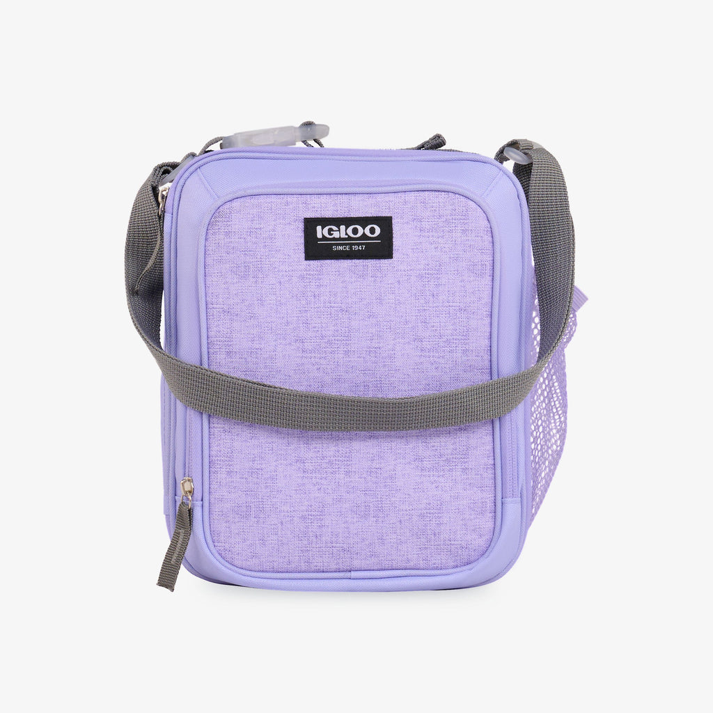 Kids Everyday Lunch Vertical Cooler Bag Y2 - Lilac - Front View