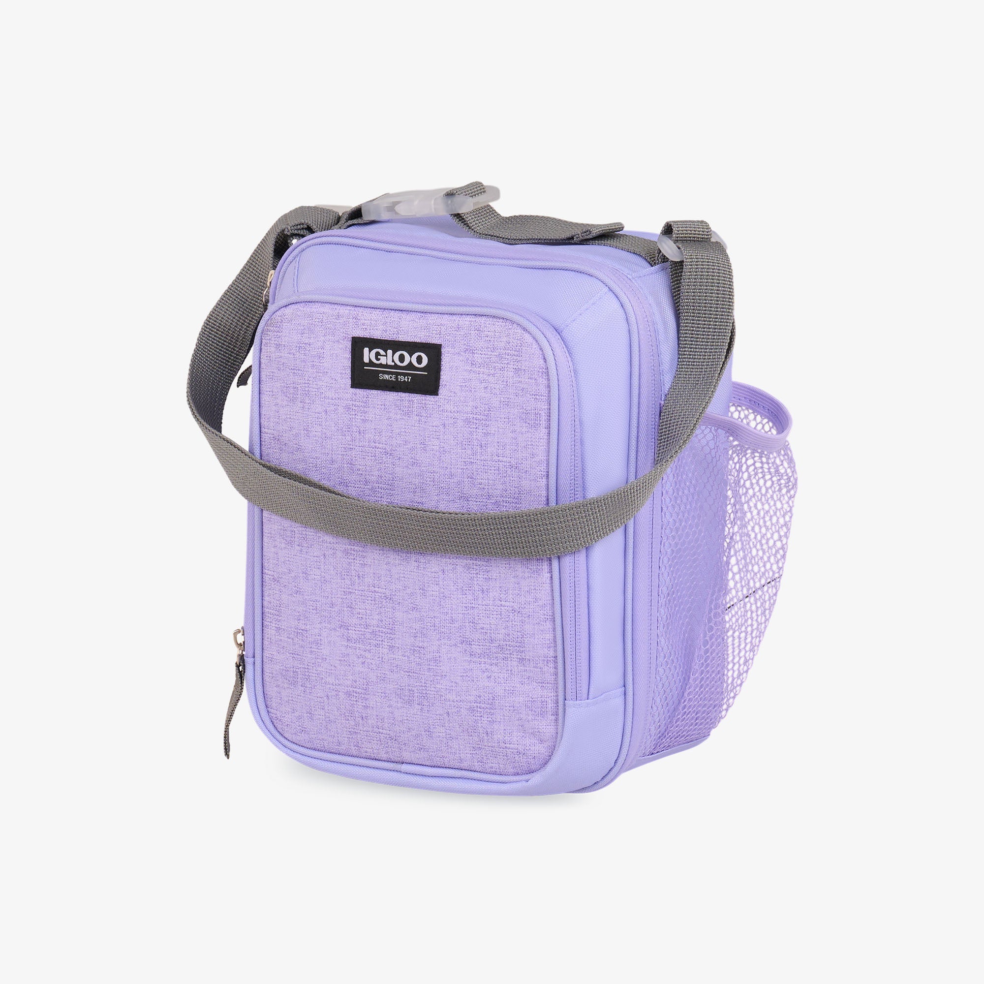Kids Everyday Lunch Vertical Cooler Bag Y2 - Lilac - Product View