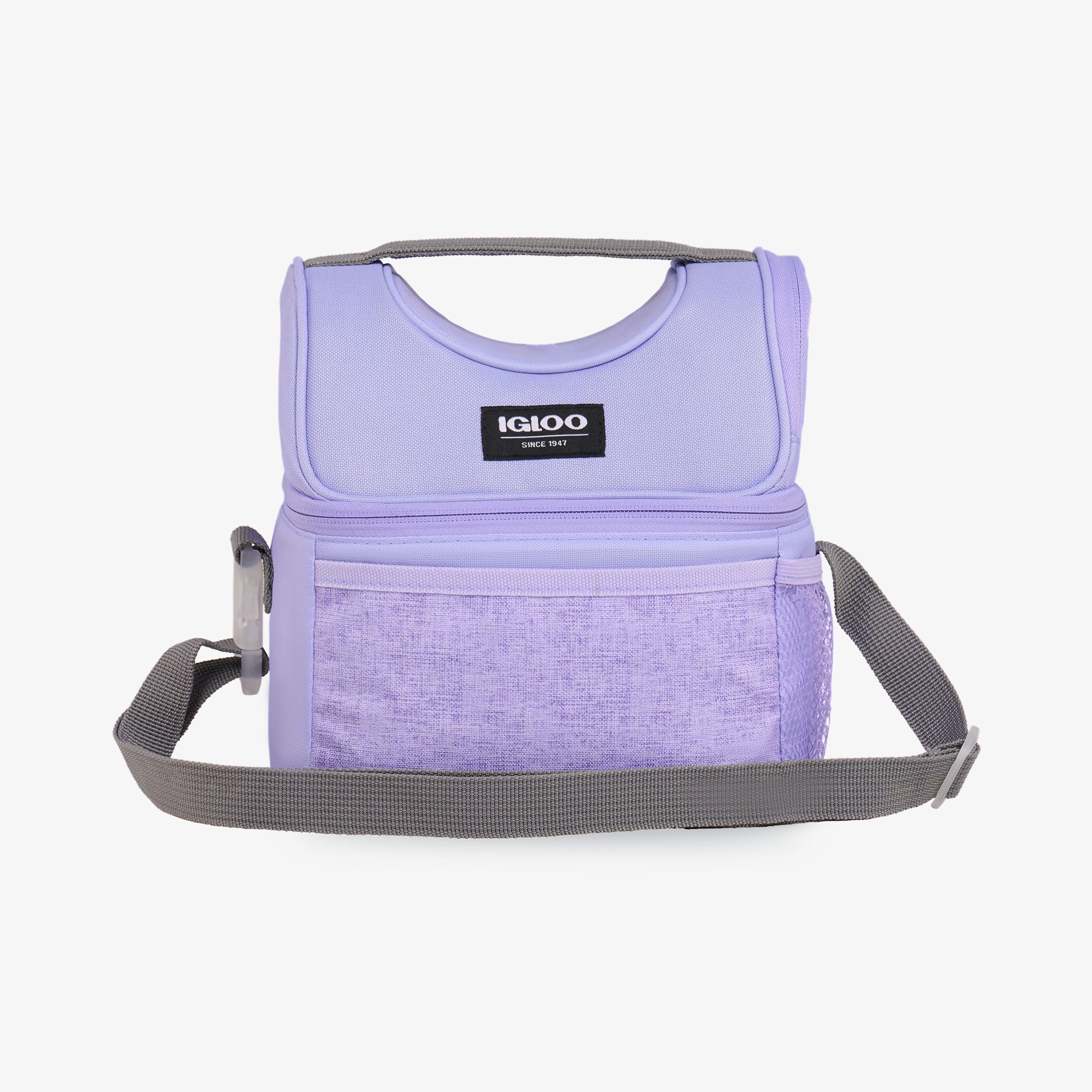 Kids Everyday Lunch Gripper Cooler Bag K1 - Lilac - Front View