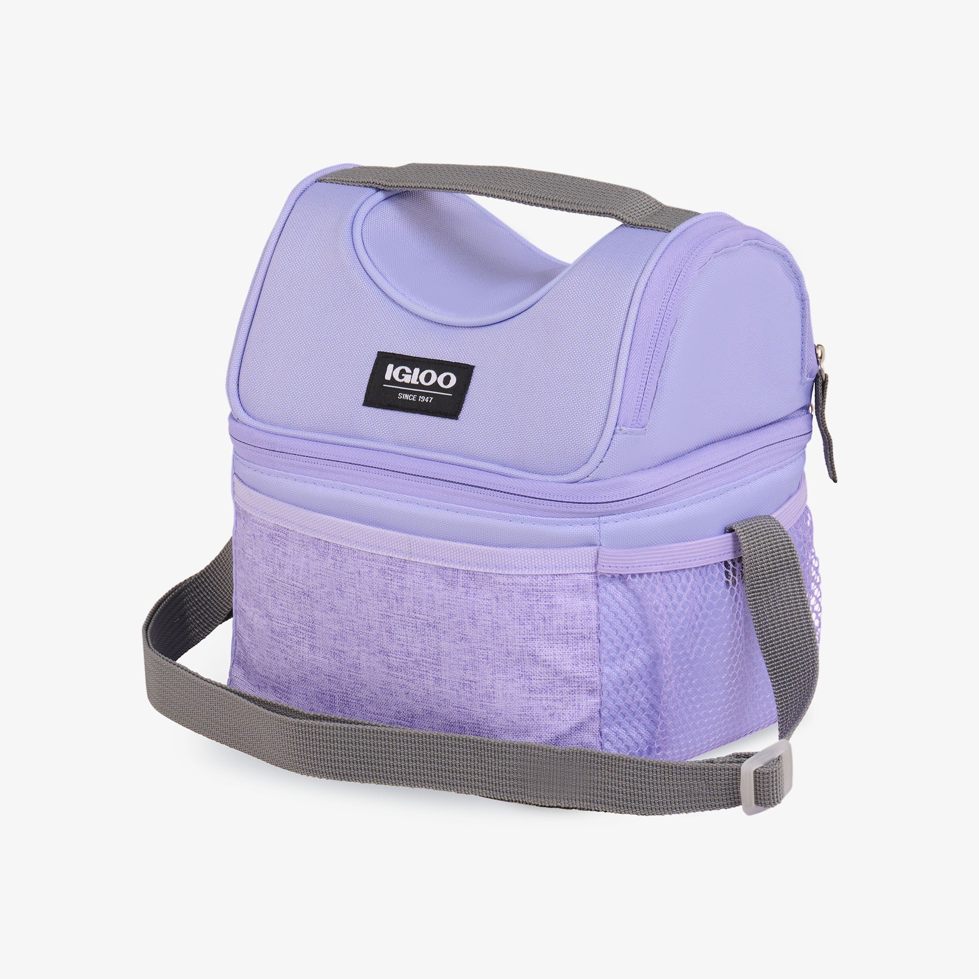 Kids Everyday Lunch Gripper Cooler Bag K1 - Lilac - Product View