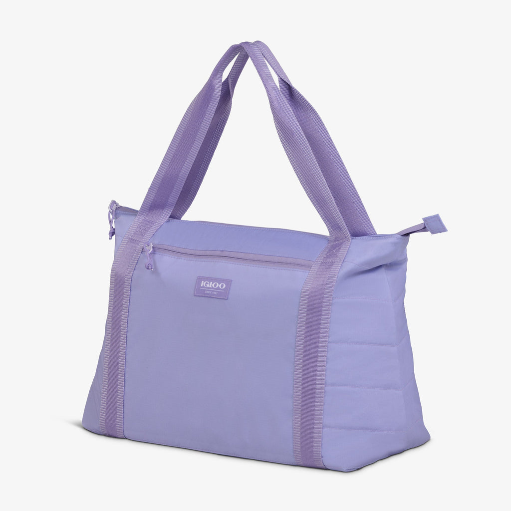 Packable Puffer 20-Can Cooler Bag V0 - Lilac - Product View