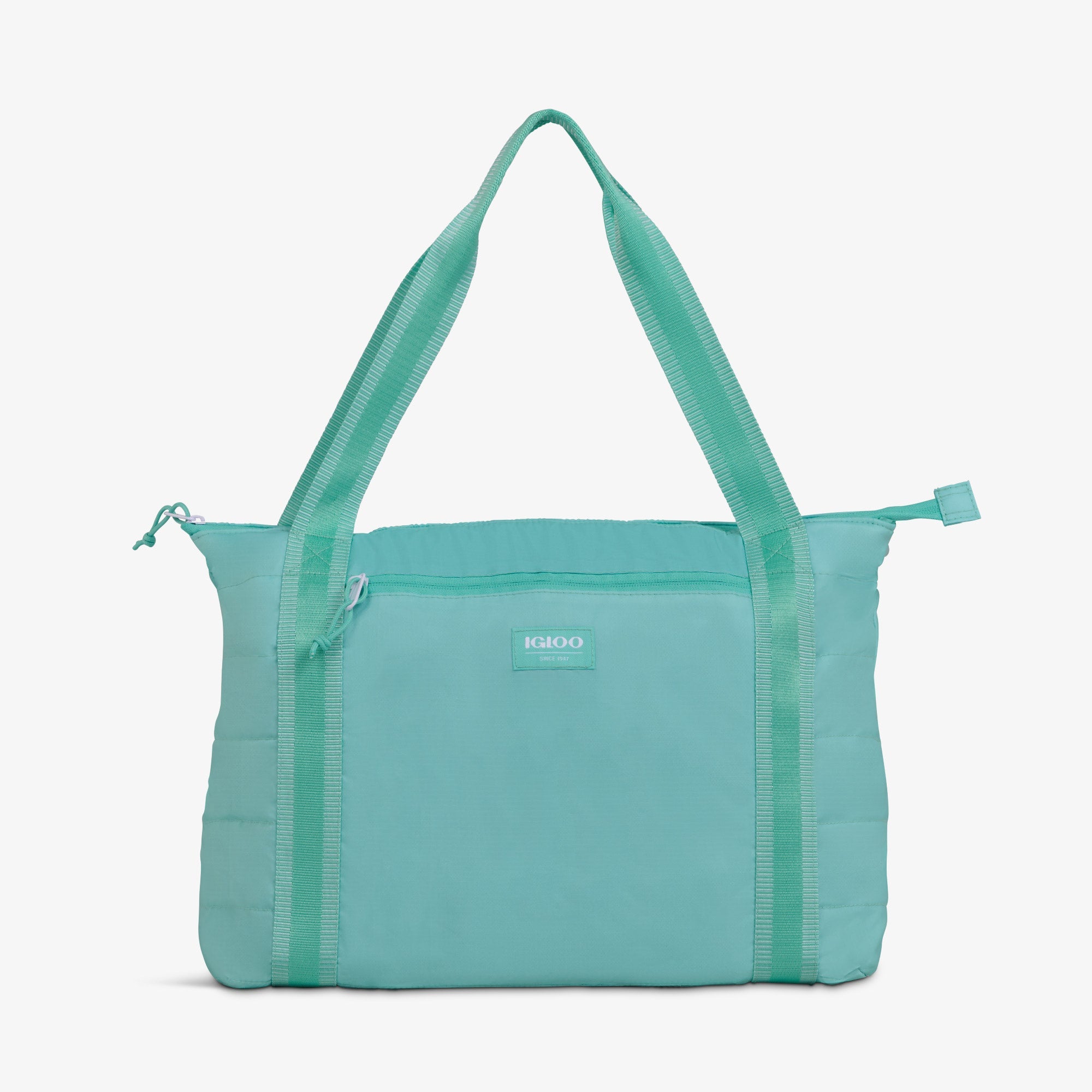Packable Puffer 20-Can Cooler Bag V0 - Seafoam - Product View