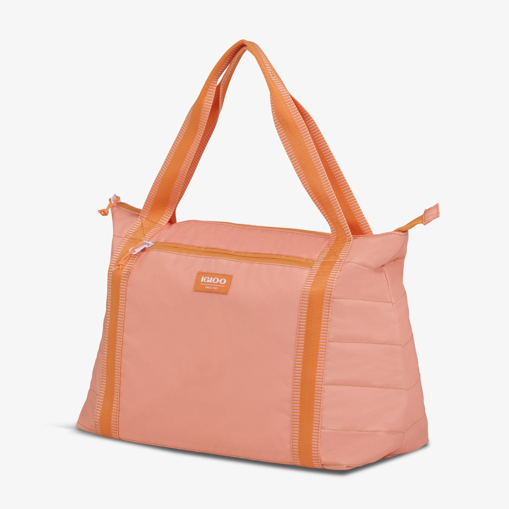 Packable Puffer 20-Can Cooler Bag V0 - Apricot - Product View