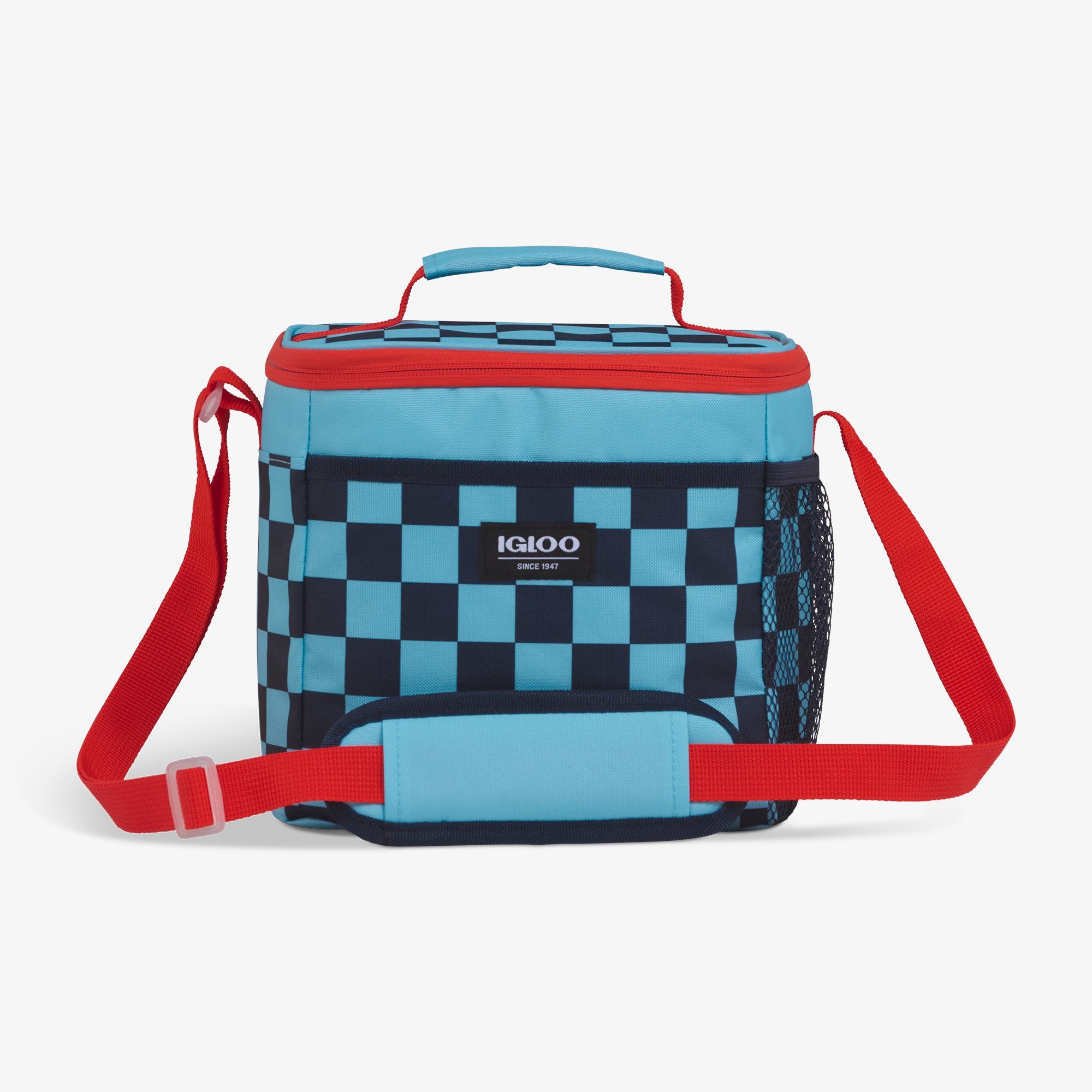 Kids Square Lunch Bag C6 - Checkers - Front View