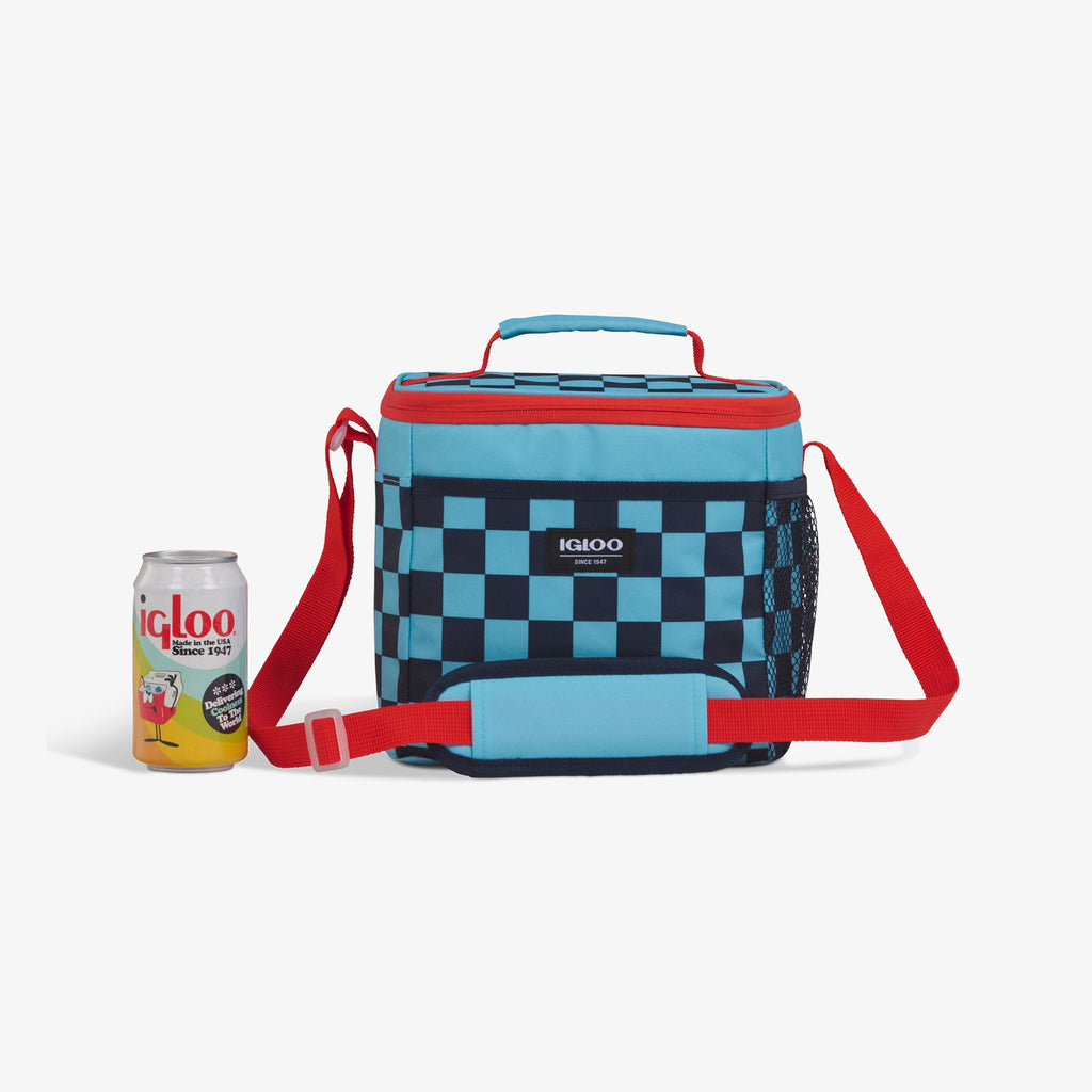 Kids Square Lunch Bag C6 - Checkers - Size View