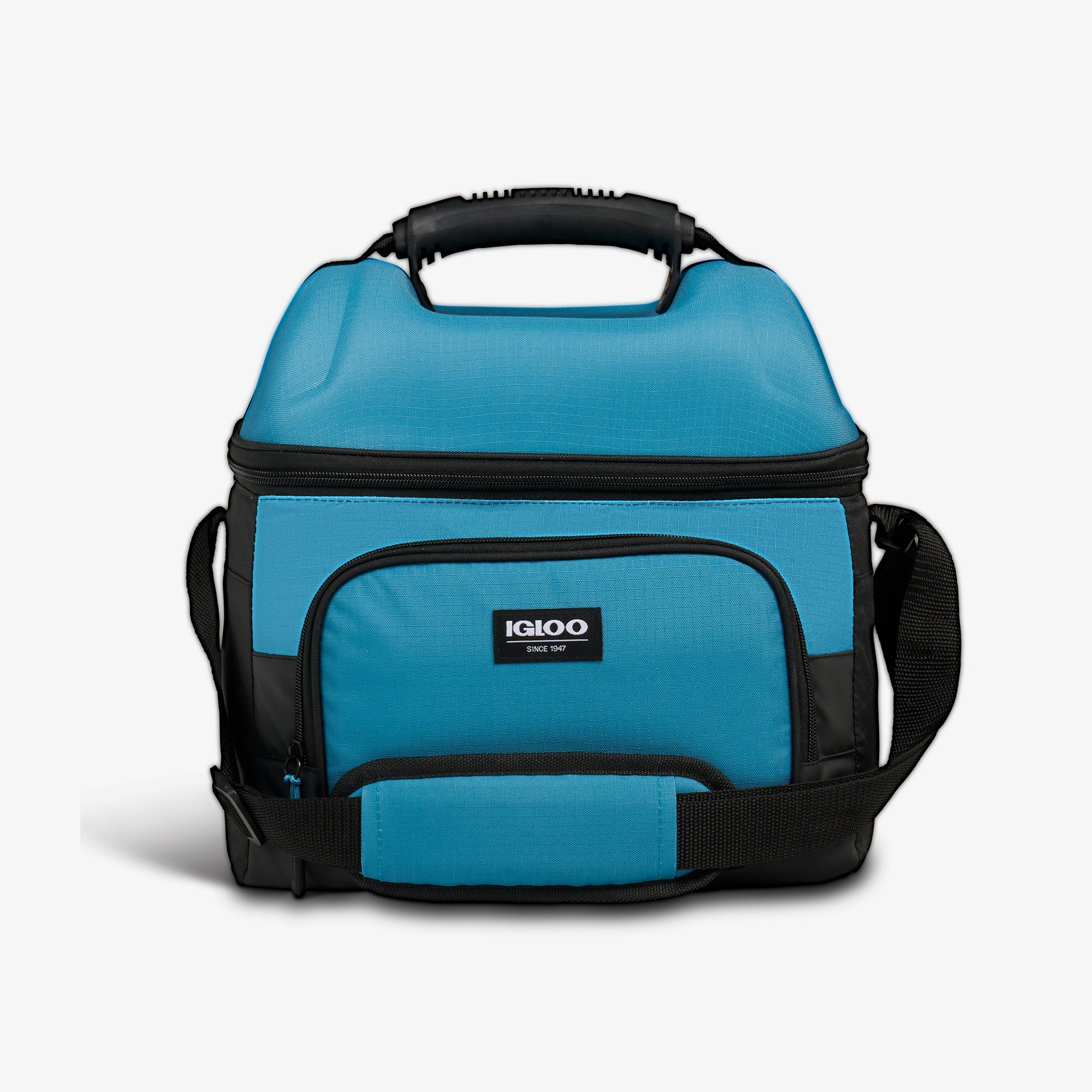 Latitude Hardtop Gripper 22-Can Cooler Bag F2 - Modern Blue - Front View