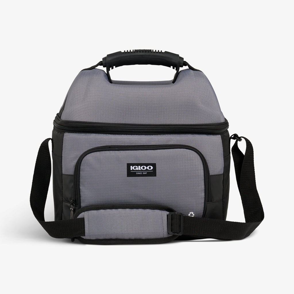 Latitude Hardtop Gripper 22-Can Cooler Bag F2 - Carbonite - Front View