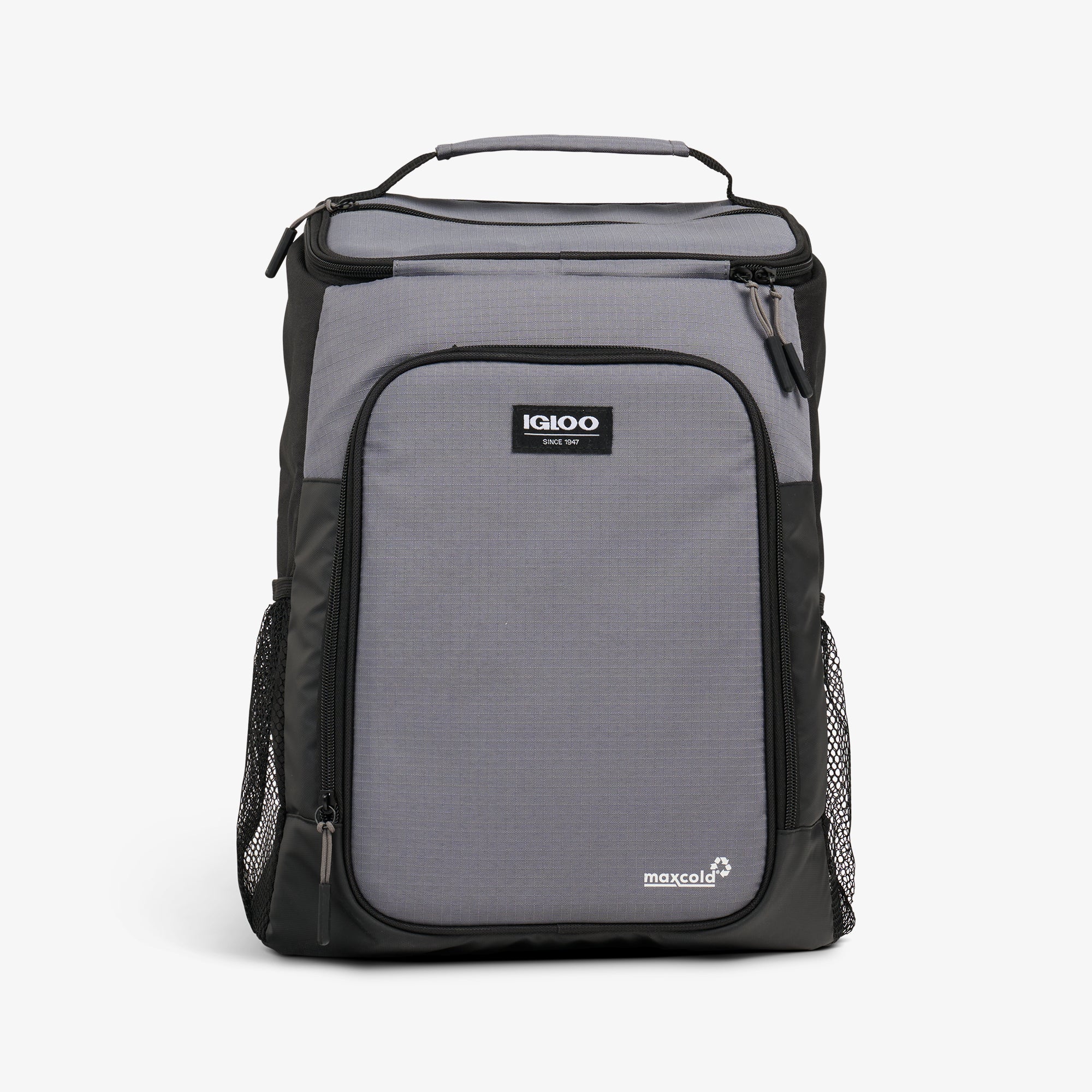 Latitude Top Grip 24-Can Backpack V6 - Carbonite - Front View
