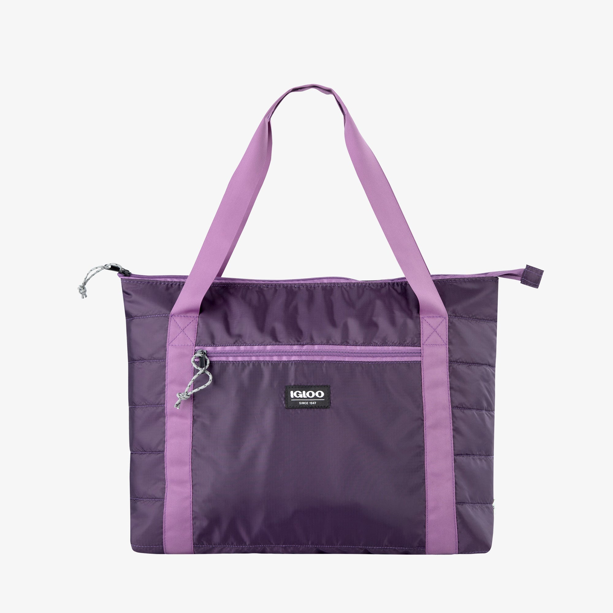 Packable Puffer 20-Can Cooler Bag V0 - Eggplant - Product View