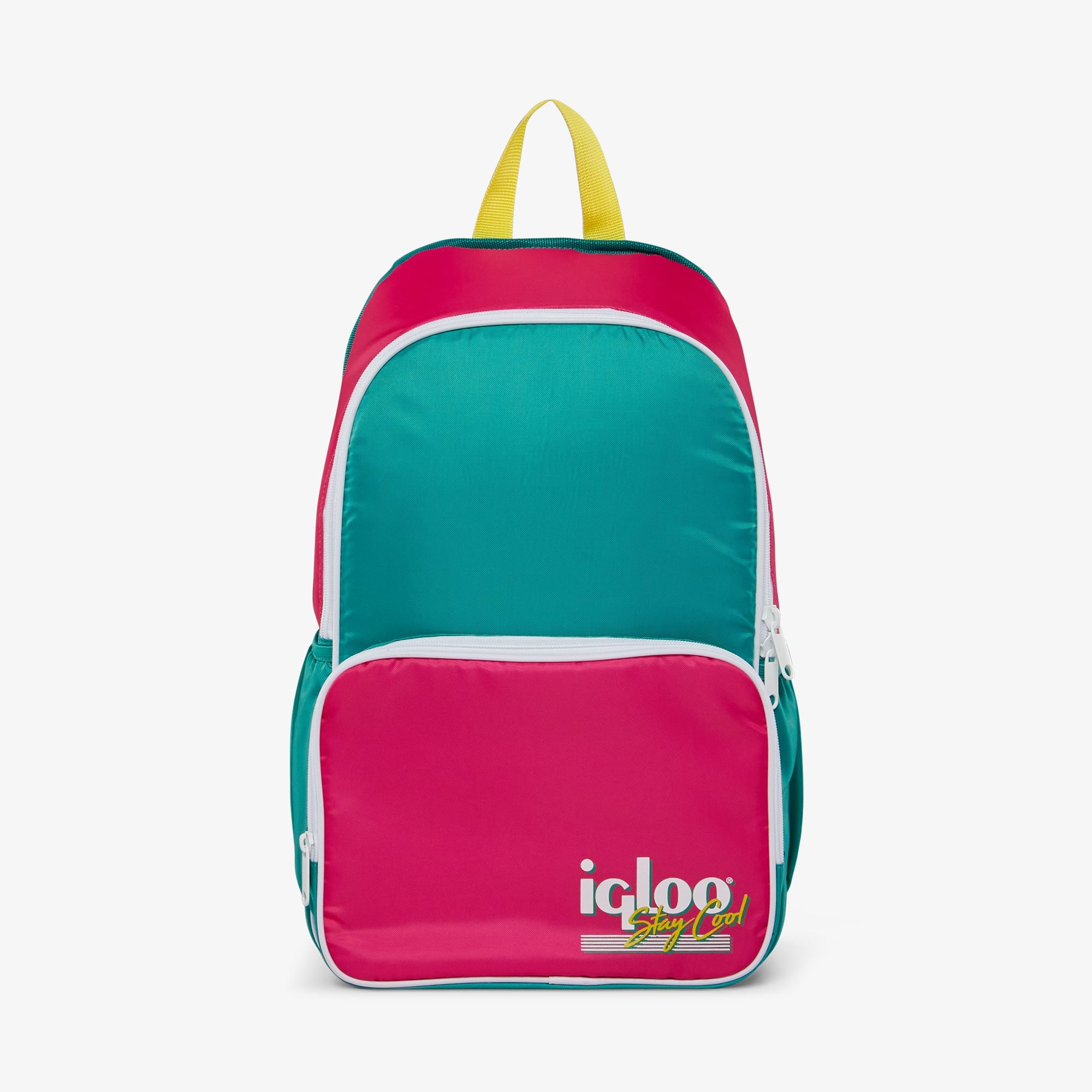 Retro Backpack Cooler N9 - Jade - Front View