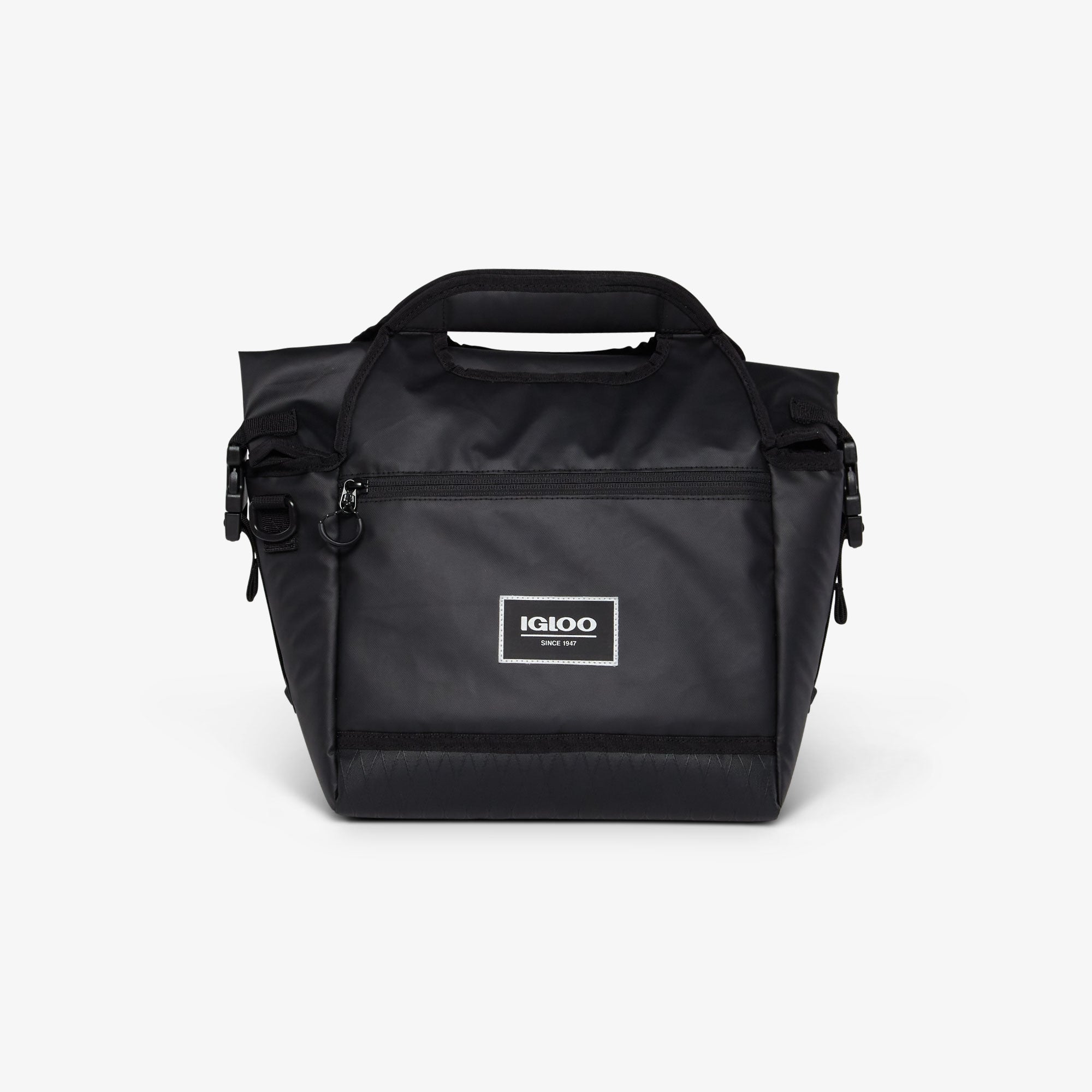 Pursuit 16-Can Lunch Bag U8 - Black - Front View