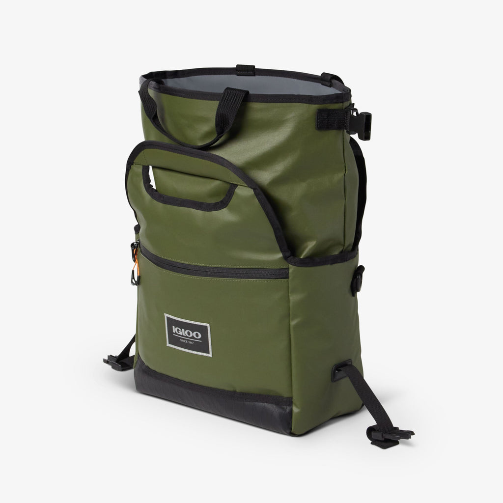 Pursuit 16-Can Lunch Bag U8 - Chive - Open View
