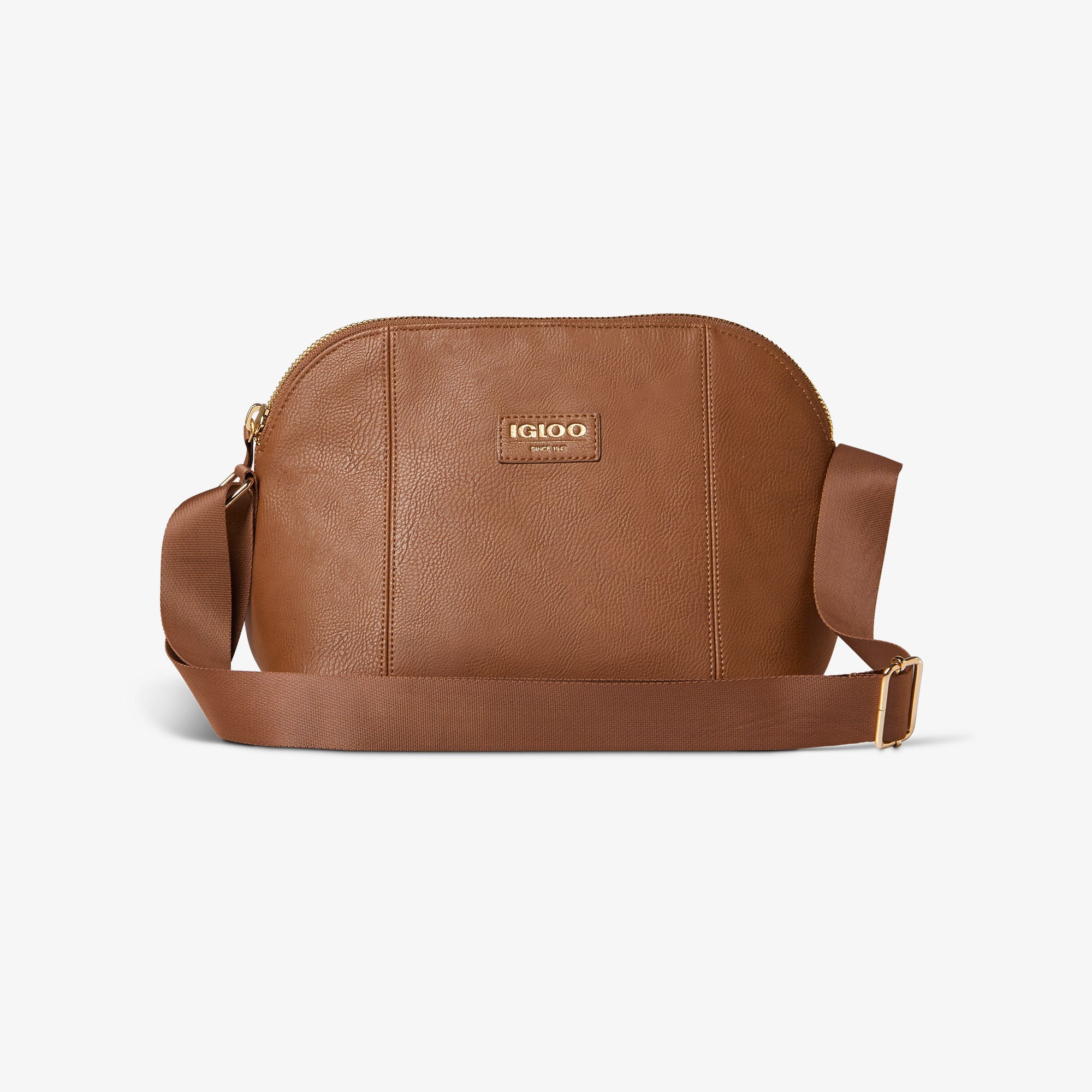 Igloo Luxe® Crossbody Cooler Bag C5 - Cognac - Product View