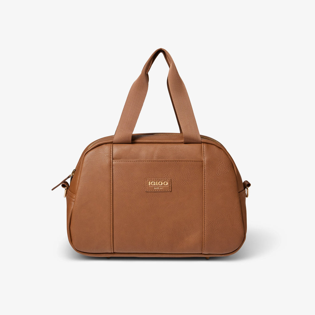 Igloo Luxe® Satchel Cooler Bag E4 - Cognac - Product View