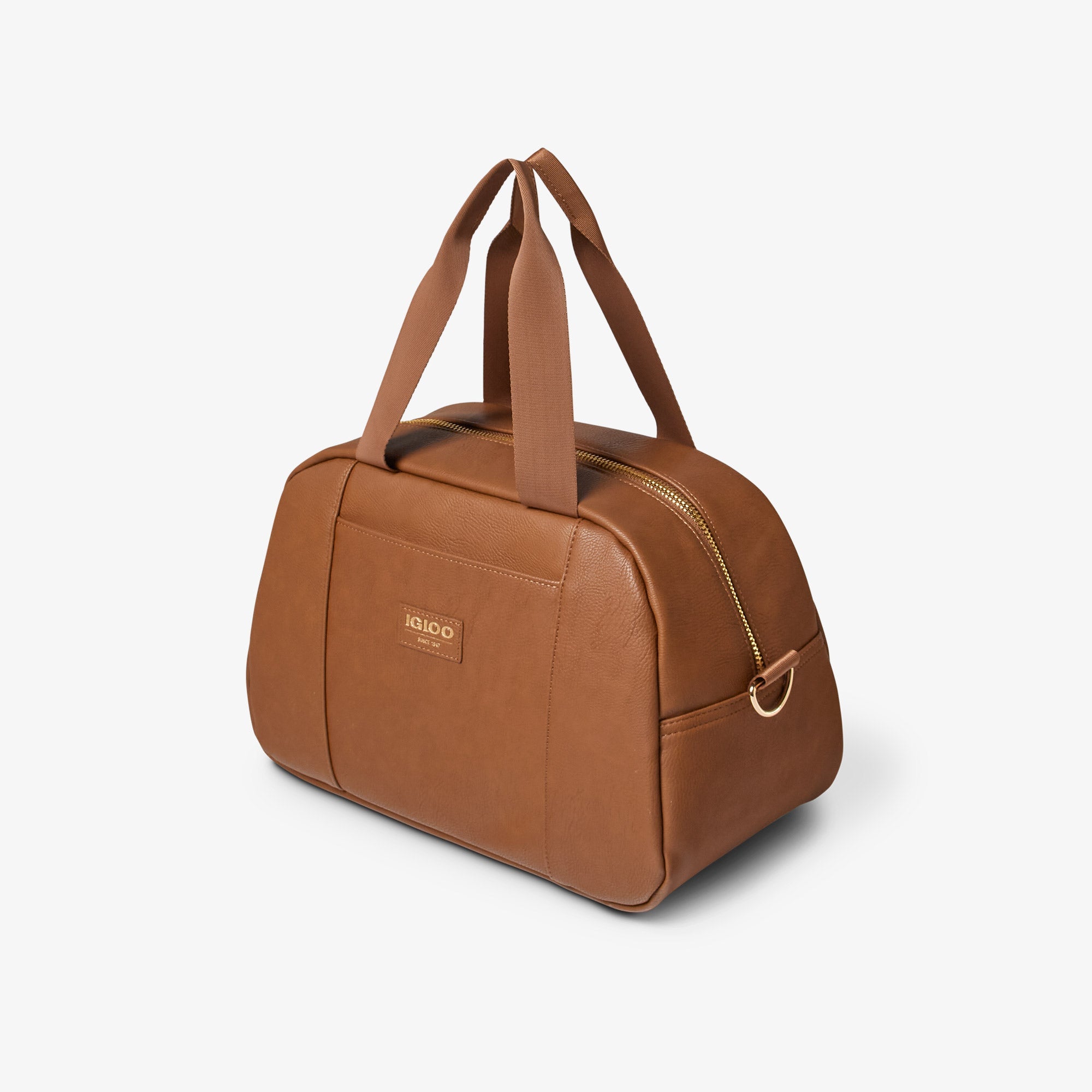 Igloo Luxe® Satchel Cooler Bag E4 - Cognac - Product View