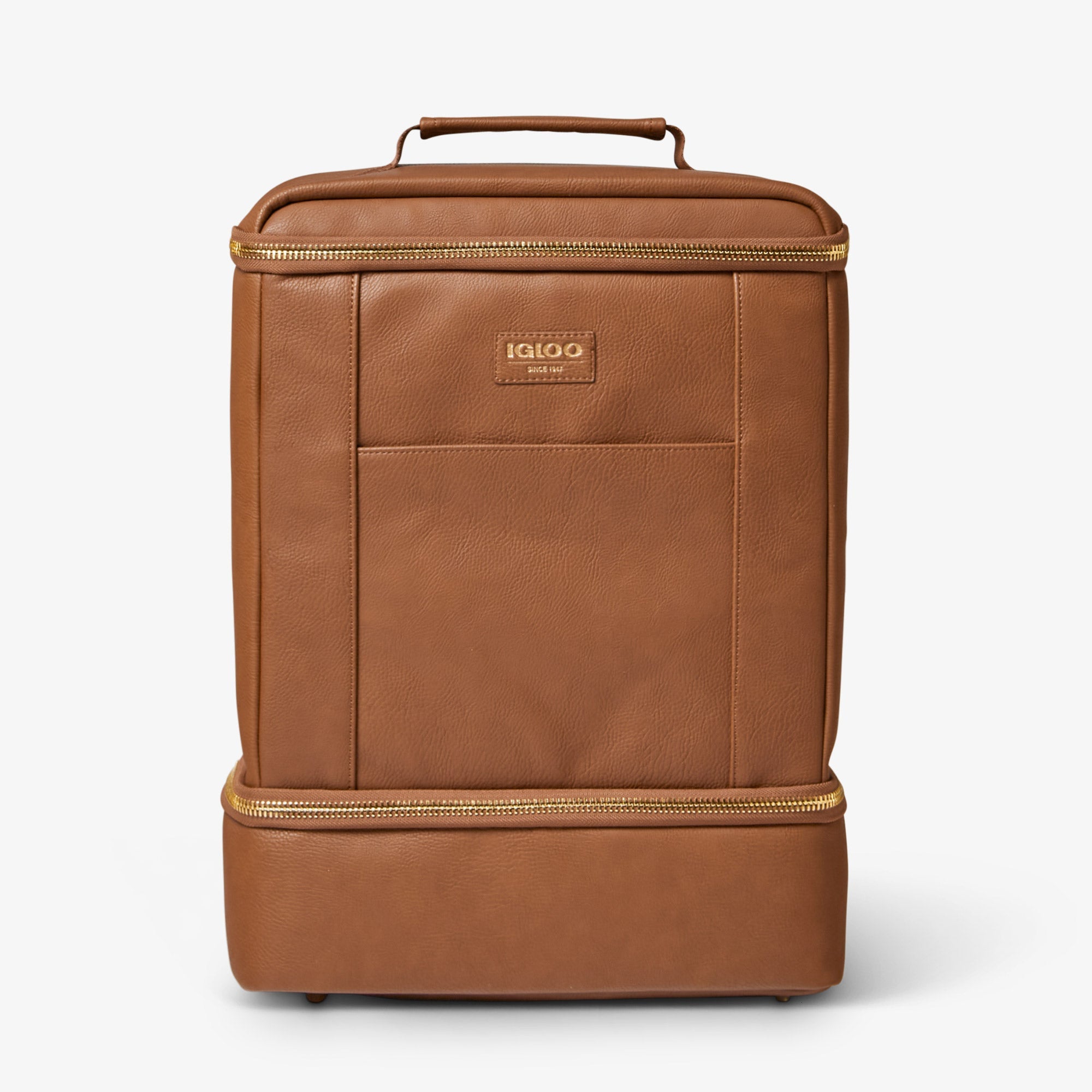Igloo Luxe® Dual Compartment Backpack V7 - Cognac - Product View