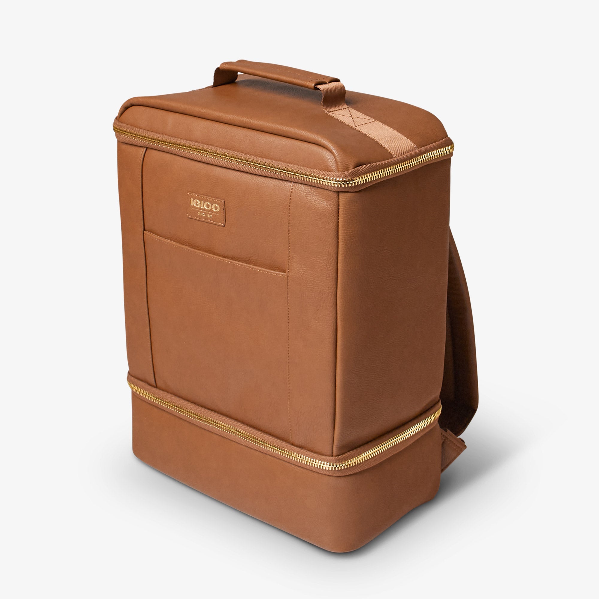 Igloo Luxe® Dual Compartment Backpack V7 - Cognac - Product View